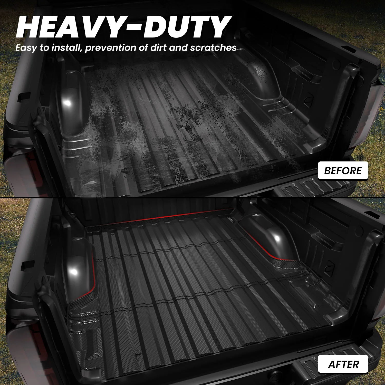 Fit for 2015-2022 GMC Canyon 5.1FT Short Bed Mat or Tailgate Mat - Image 6