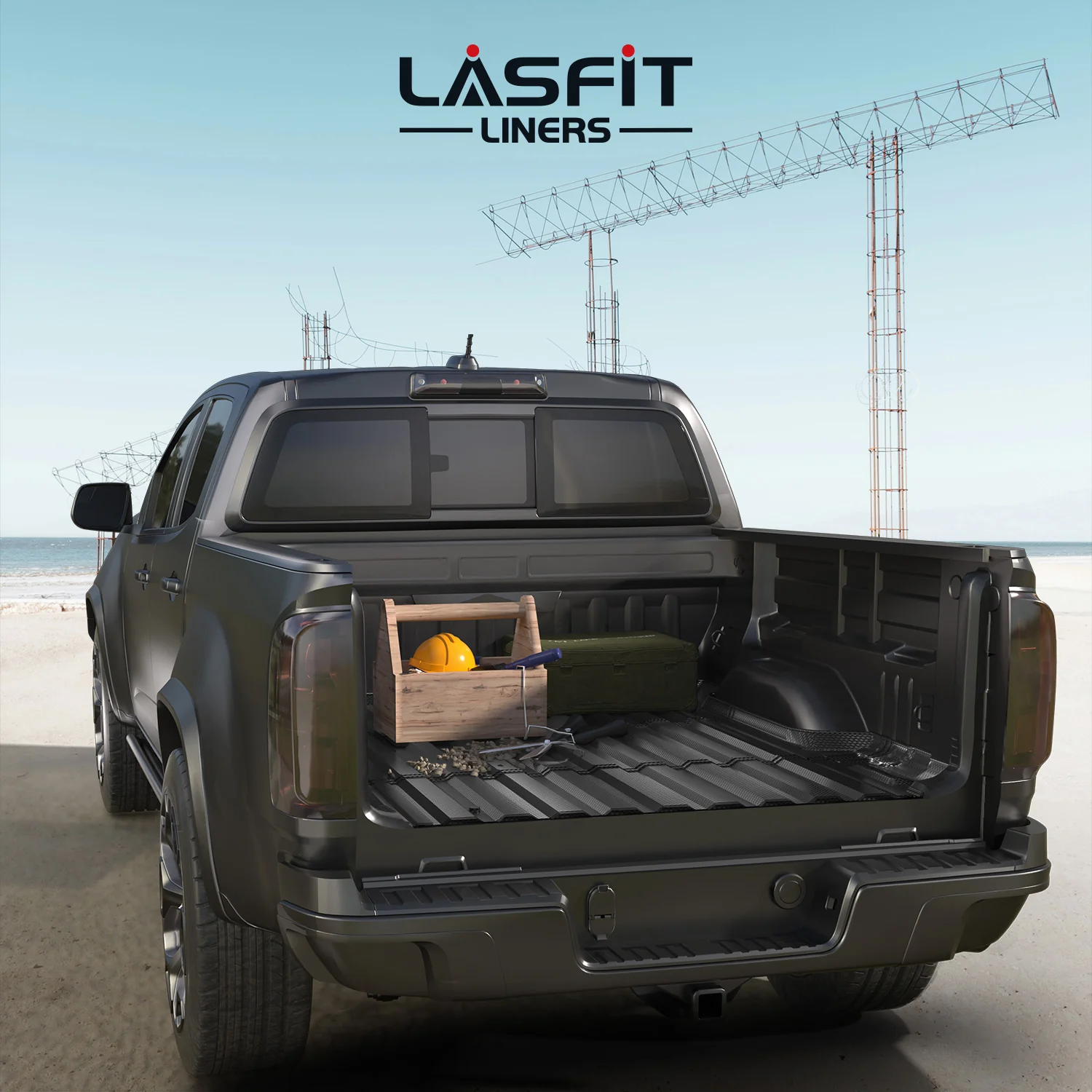Fit for 2015-2022 GMC Canyon 5.1FT Short Bed Mat or Tailgate Mat - Image 7