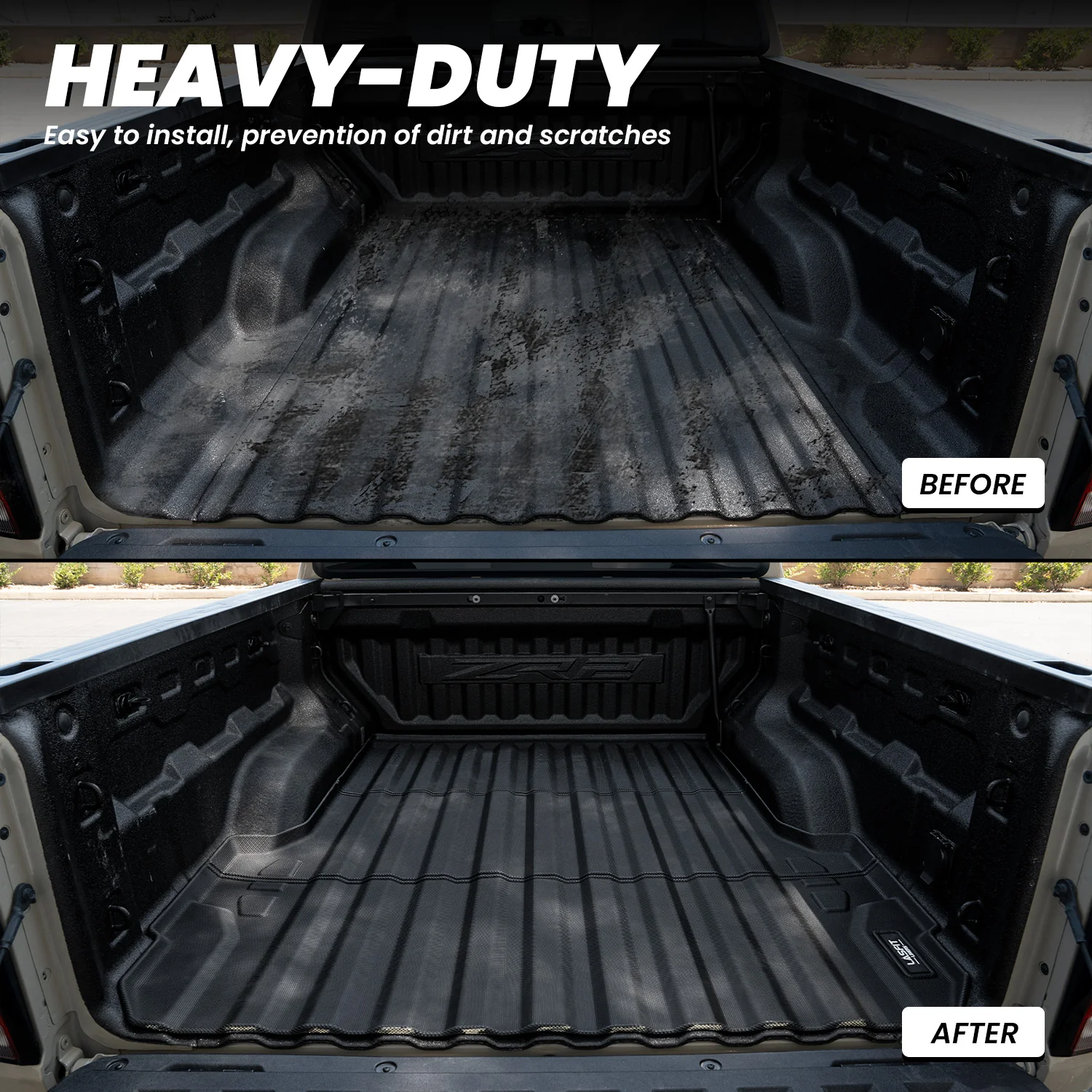 Fit for 2023-2026 GMC Canyon Heavy Duty 61.7"(5FT) Bed Mat or Tailgate Mat - Image 5