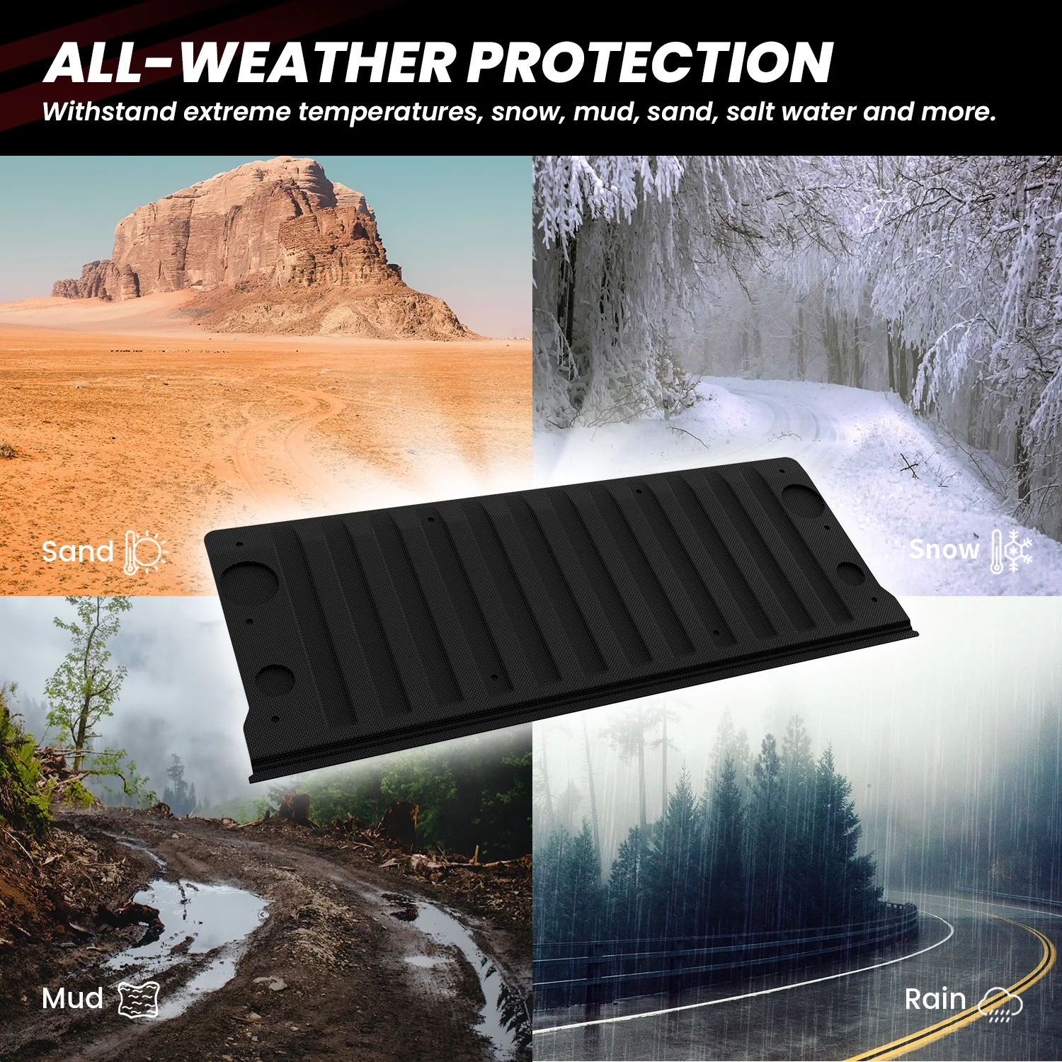 Fit for 2019-2026 GMC Sierra 1500 Truck Bed Mat or Tailgate Mat, Not Fit 2019 Sierra 1500 LD - Image 14