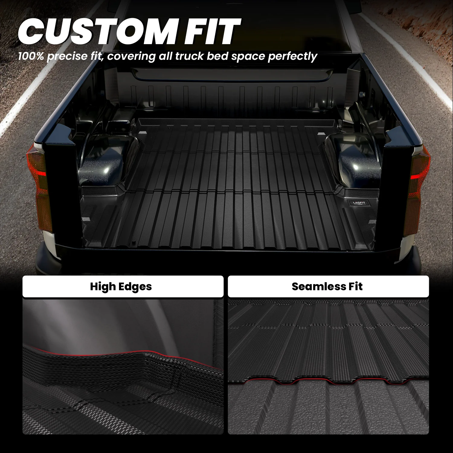 Fit for 2019-2026 GMC Sierra 1500 Truck Bed Mat or Tailgate Mat, Not Fit 2019 Sierra 1500 LD - Image 25