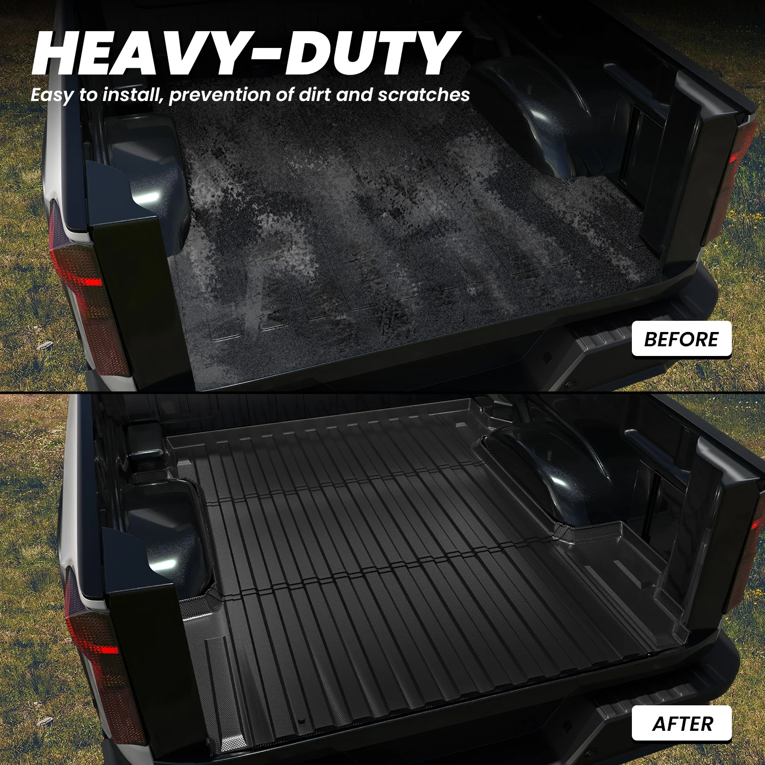 Fit for 2019-2026 GMC Sierra 1500 Truck Bed Mat or Tailgate Mat, Not Fit 2019 Sierra 1500 LD - Image 27