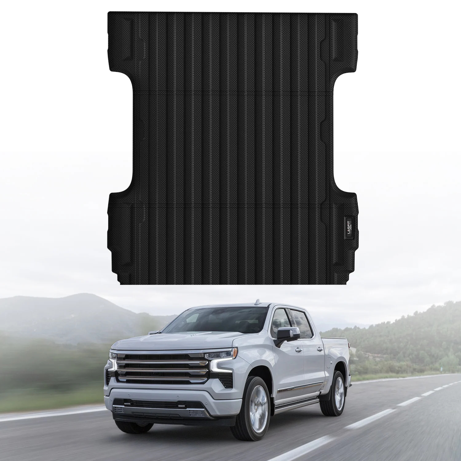 Fit for 2007-2018 GMC Sierra 1500 Heavy Duty 5.8FT or 6.5FT Bed Mat, Not Fit 2007 Classic Body Style - Image 18