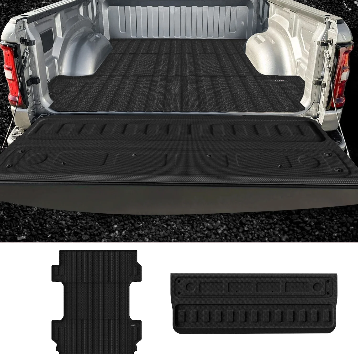 Fit for 2020-2026 GMC Sierra 2500HD 3500HD 6.8FT Bed Mat or Tailgate Mat, Not for 5th Wheel Package - Image 18
