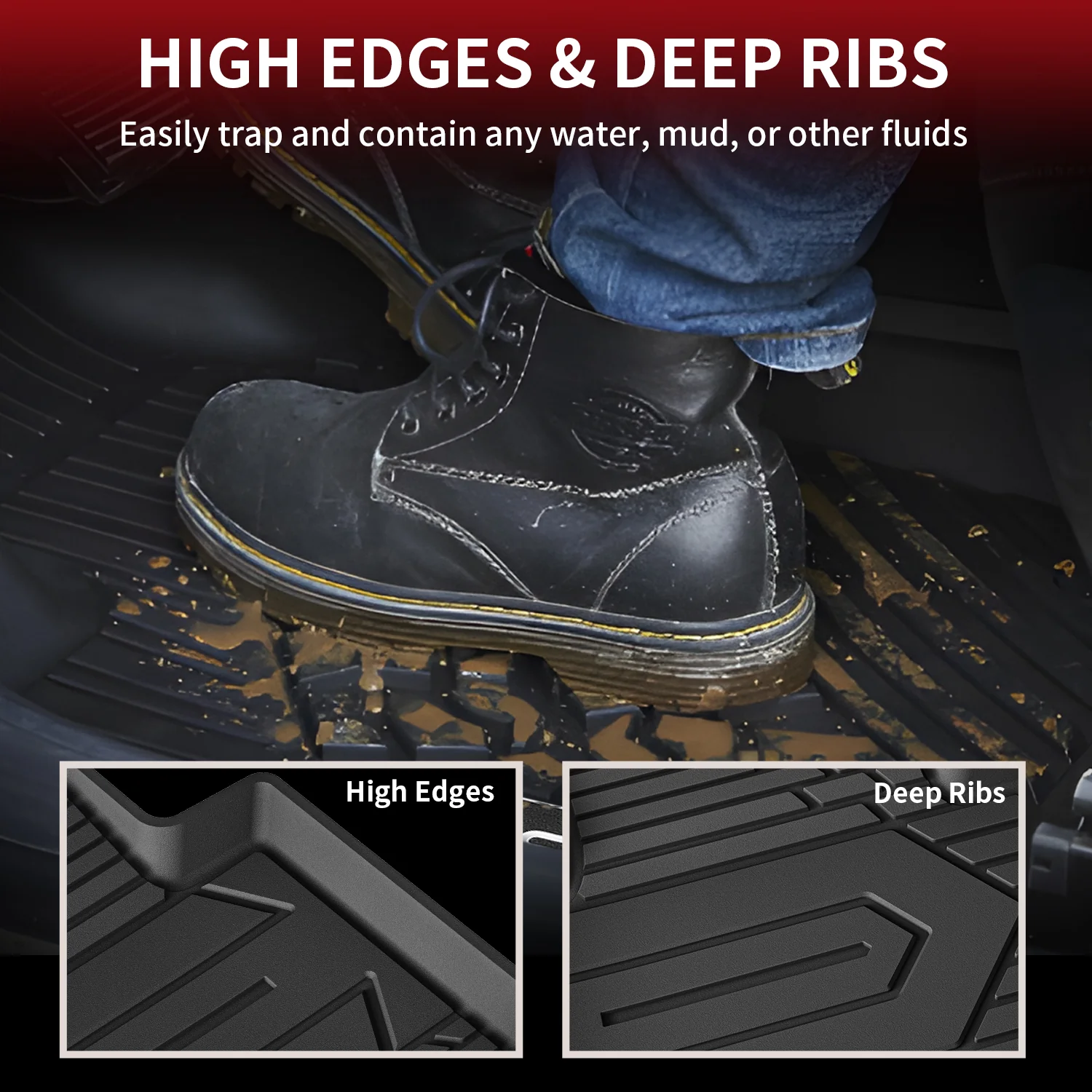 Fit for 2018-2024 GMC Terrain (Include Denali) Floor Mats or Cargo Mat - Image 15