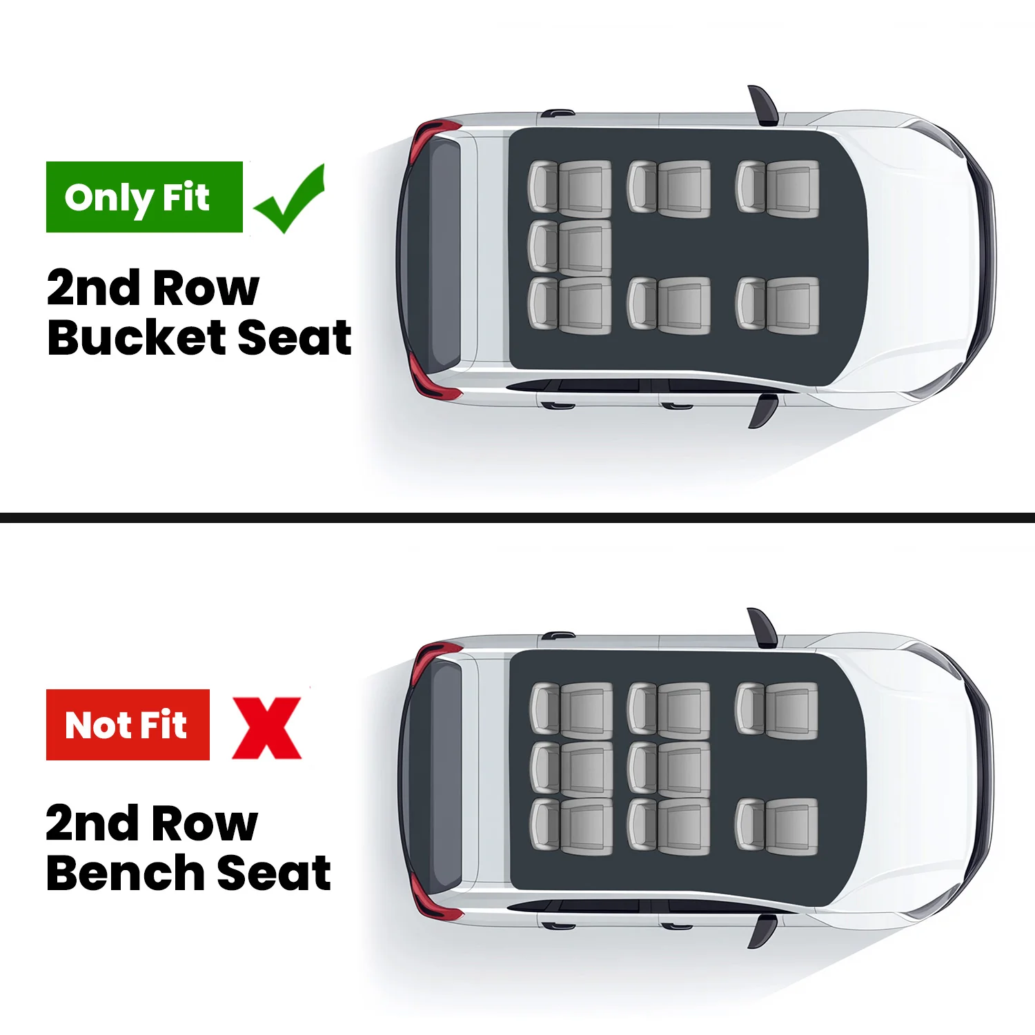 Fit for 2021-2026 GMC Yukon Floor Mats or Seatback & Cargo Mat, Not Fit Yukon XL - Image 10