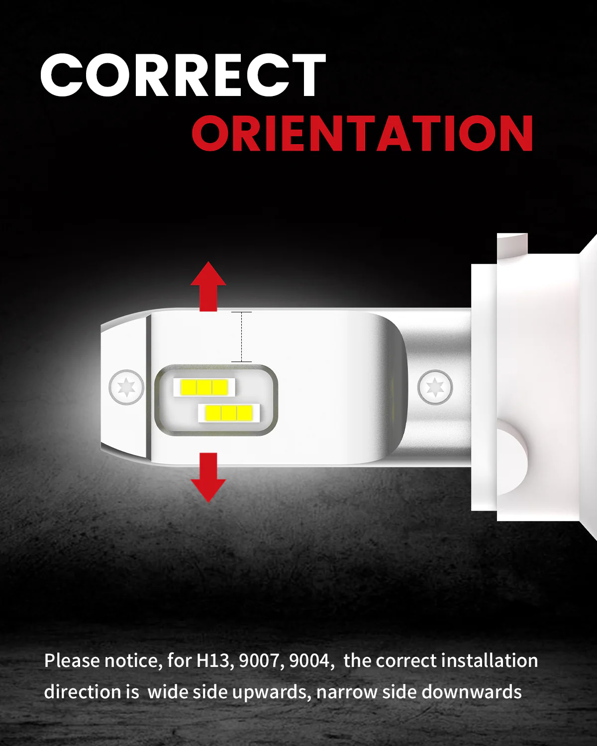 50W H13 9008 LC Plus Series | 5,000LM 6000K LED Bulbs - Image 8