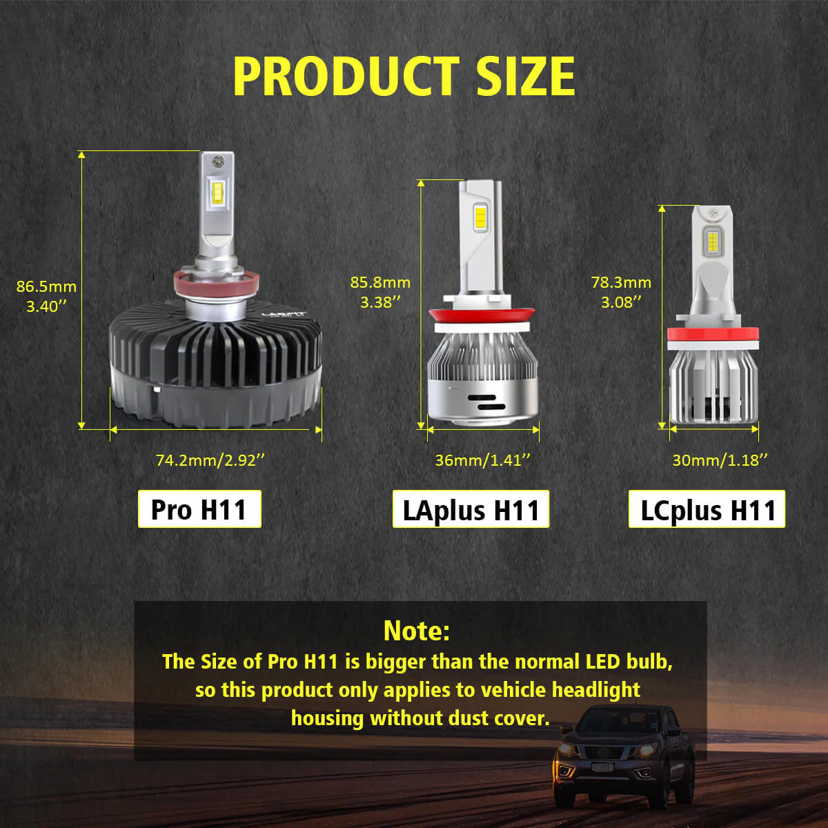 100W H11 H8 H9 Pro Series | 10,000LM 6000K LED Bulbs - Image 13