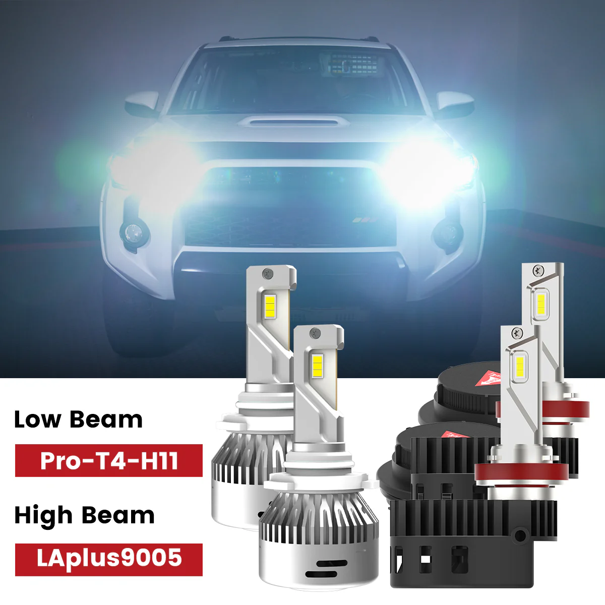 Fit for 2014-2020 Toyota 4Runner LED Bulbs Upgrade | Tested and Verified - Image 65