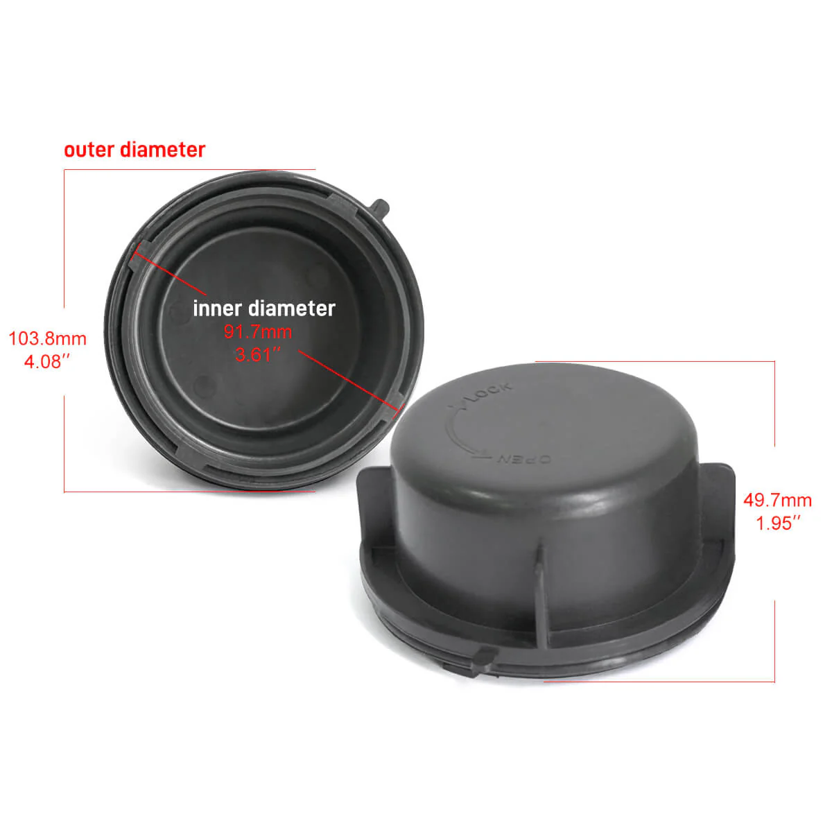 Dust Cover Fit for Hyundai Tucson 2014-2015 Extension Seal Cap Waterproof - Image 2