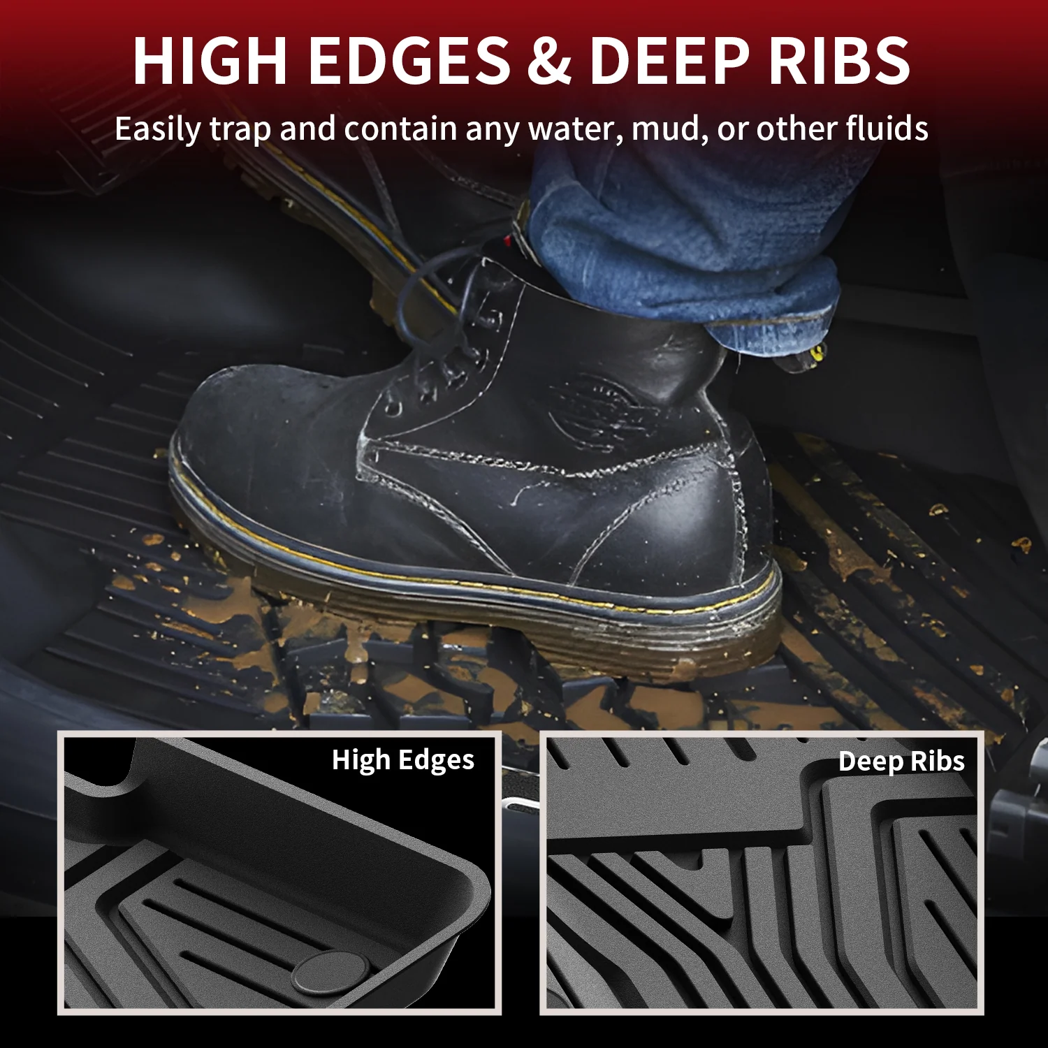 Fit for 2018-2022 Honda Accord Custom Floor Mats or Cargo Mat, Hybrid Model Included - Image 4
