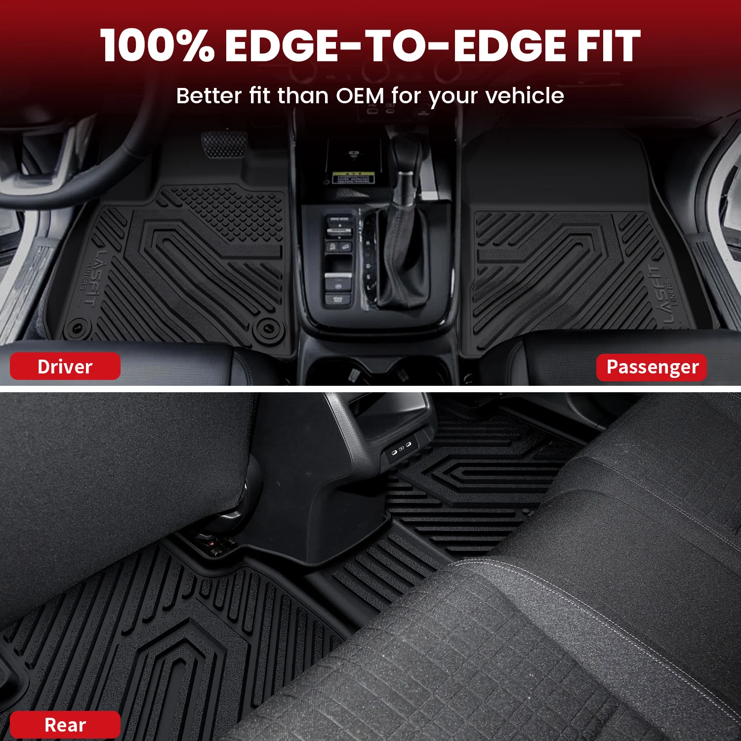 Fit for 2023-2026 Honda HR-V (Include Hybrid) Floor Mats or Seatback & Cargo Mats - Image 3