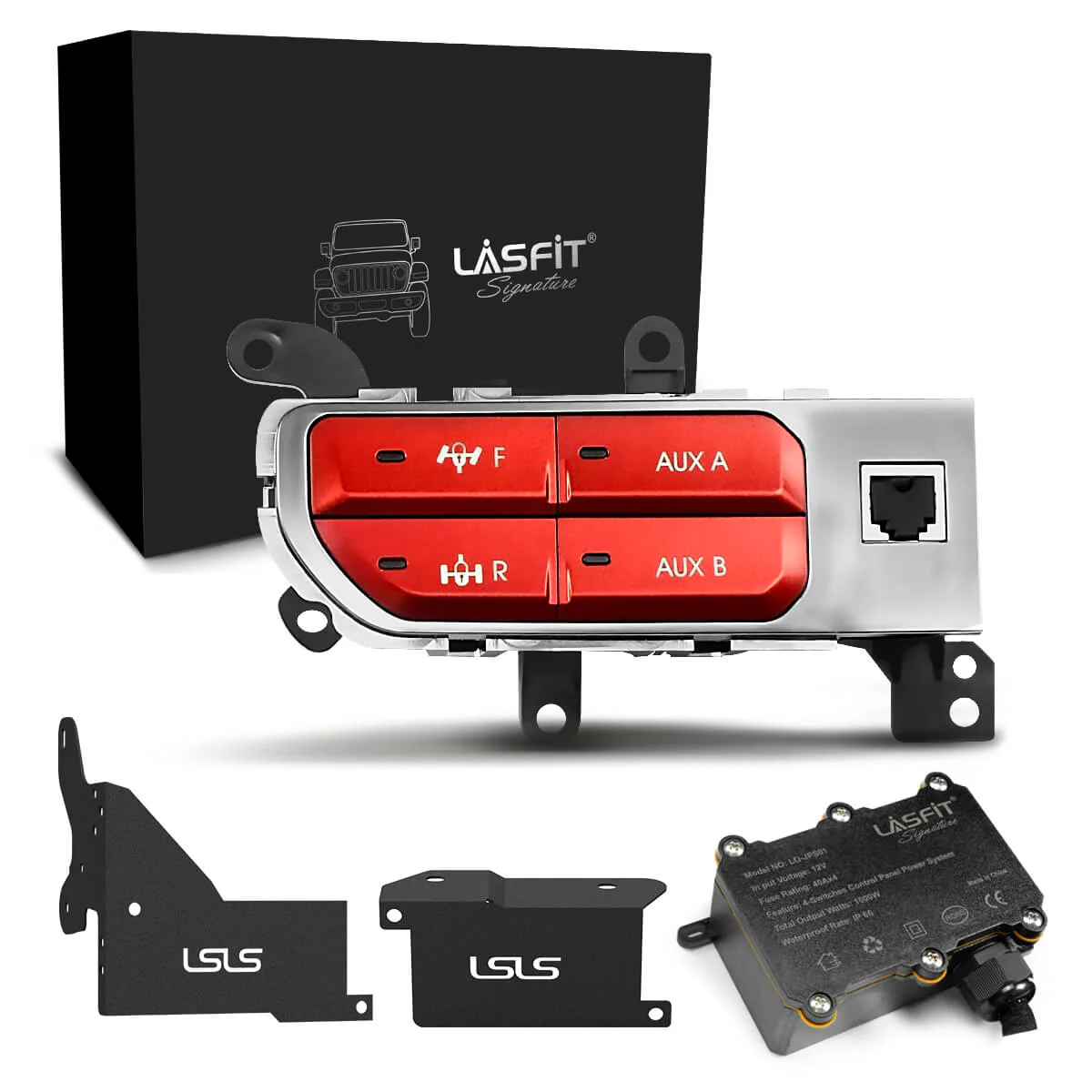 Fit For Jeep Gladiator JT 2019-2025 Auxiliary Switch Panel Bank Kit - Image 16
