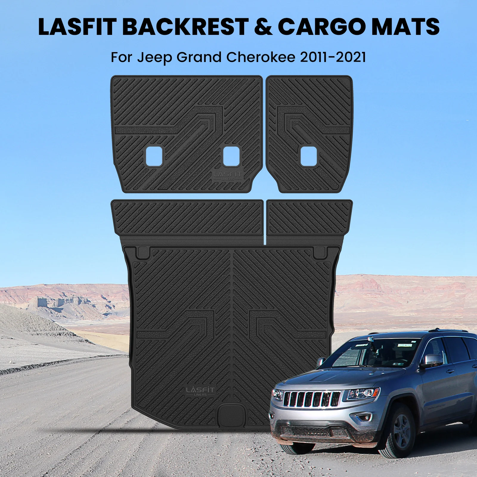 Fit for 2016-2022 Jeep Grand Cherokee WK Floor Mats or Cargo Mats - Image 31