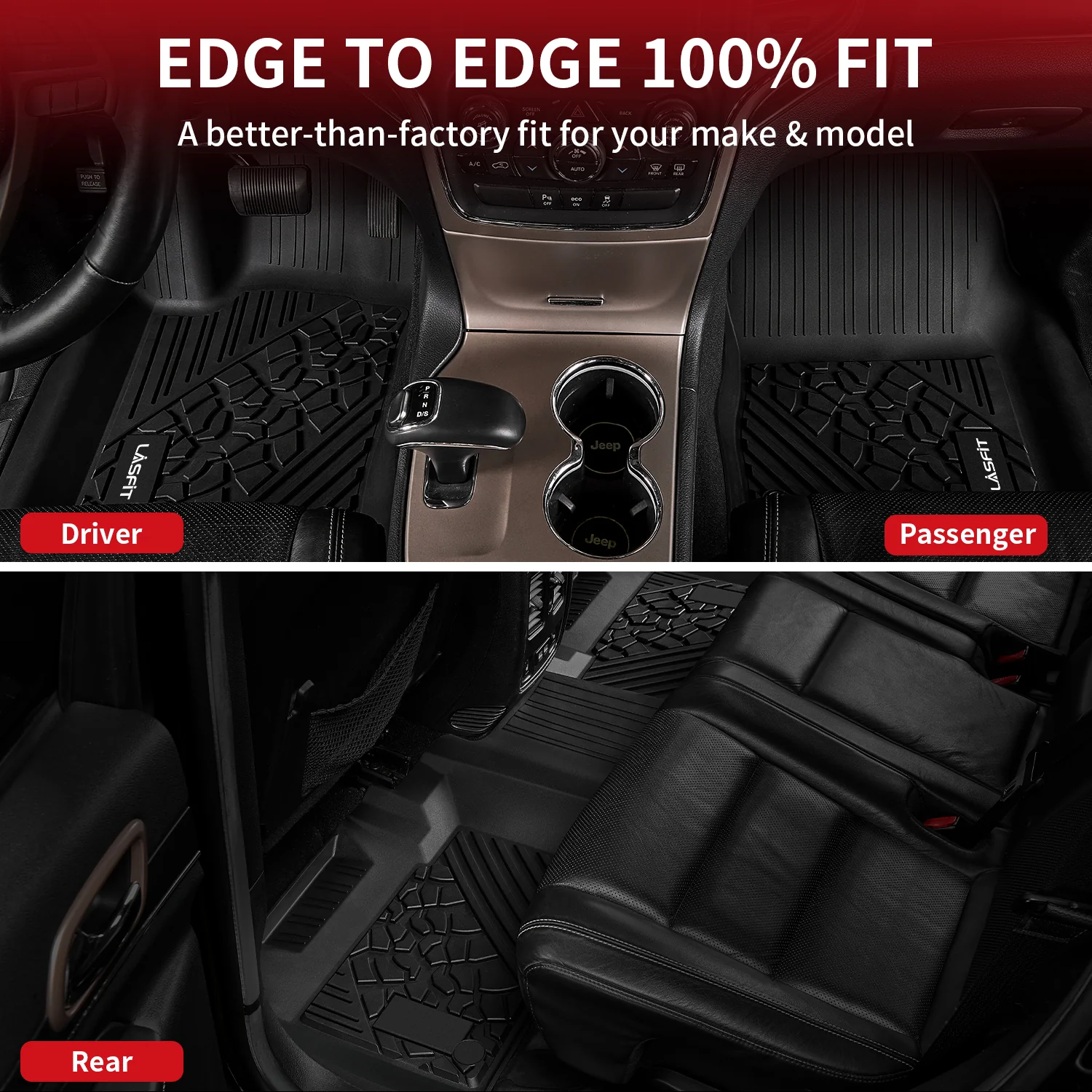 Fit for 2016-2022 Jeep Grand Cherokee WK Floor Mats or Cargo Mats - Image 13