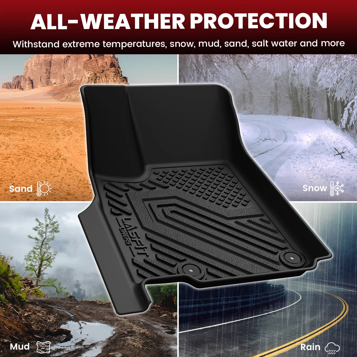 Fit for 2021-2026 Jeep Grand Cherokee L Floor Mats or Cargo Mat - Image 36