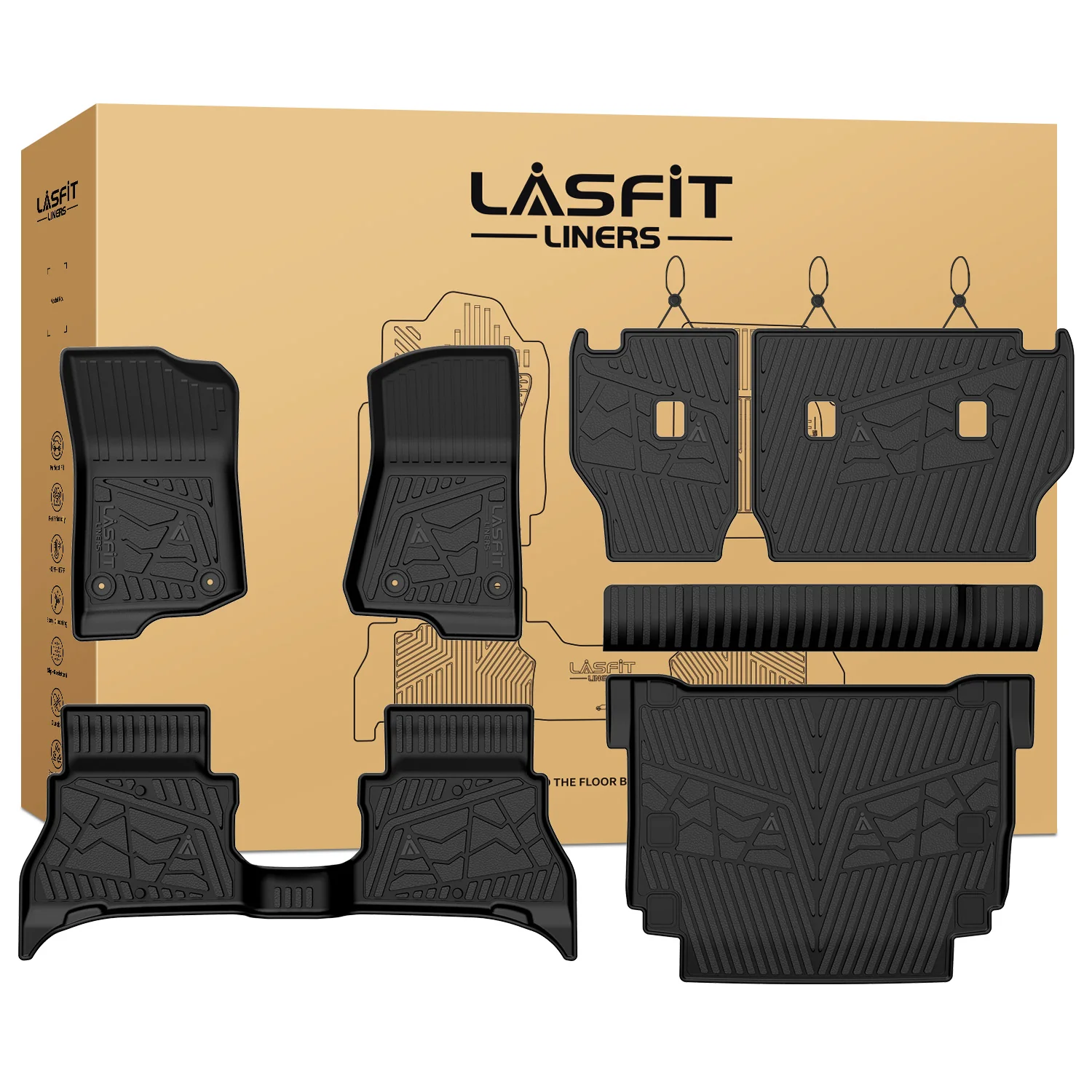 Fit for 2021-2025 Jeep Wrangler 4xe Floor Mats or Cargo Mat, Don't Fit Wrangler JL - Image 10