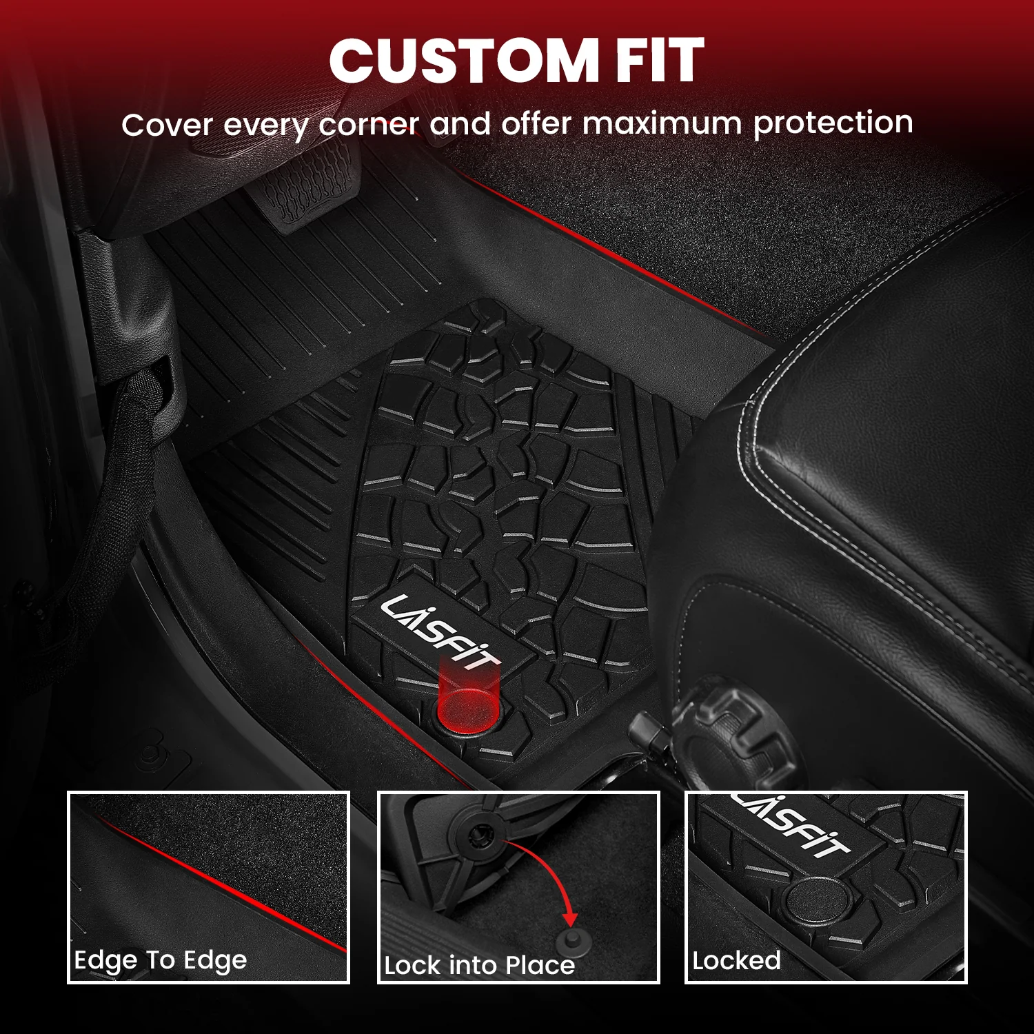 Fit for 2021-2025 Jeep Wrangler 4xe Floor Mats or Cargo Mat, Don't Fit Wrangler JL - Image 12