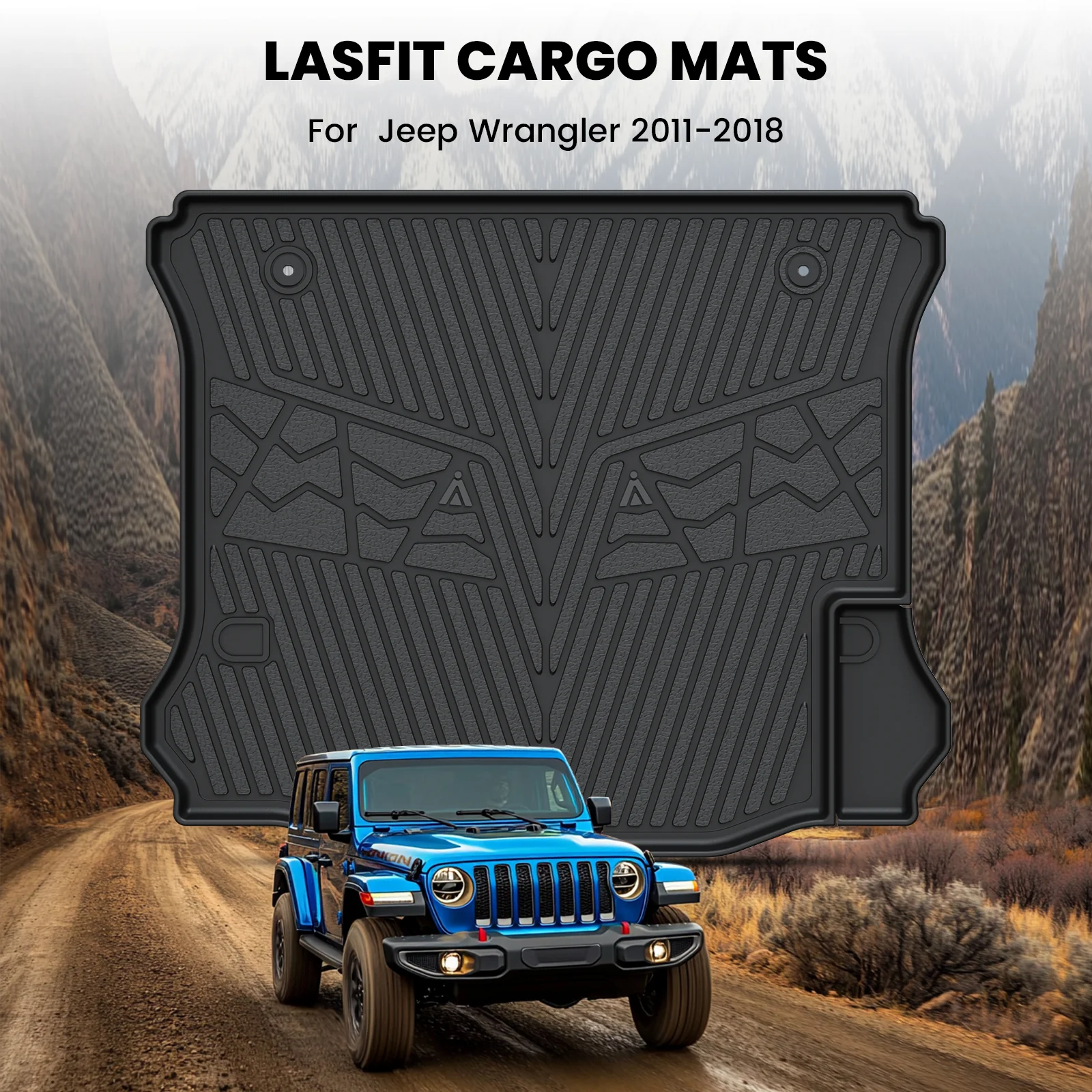 Fit for 2014-2018 Jeep Wrangler JK Floor Mats or Cargo Mat, For 4 Doors Only - Image 30