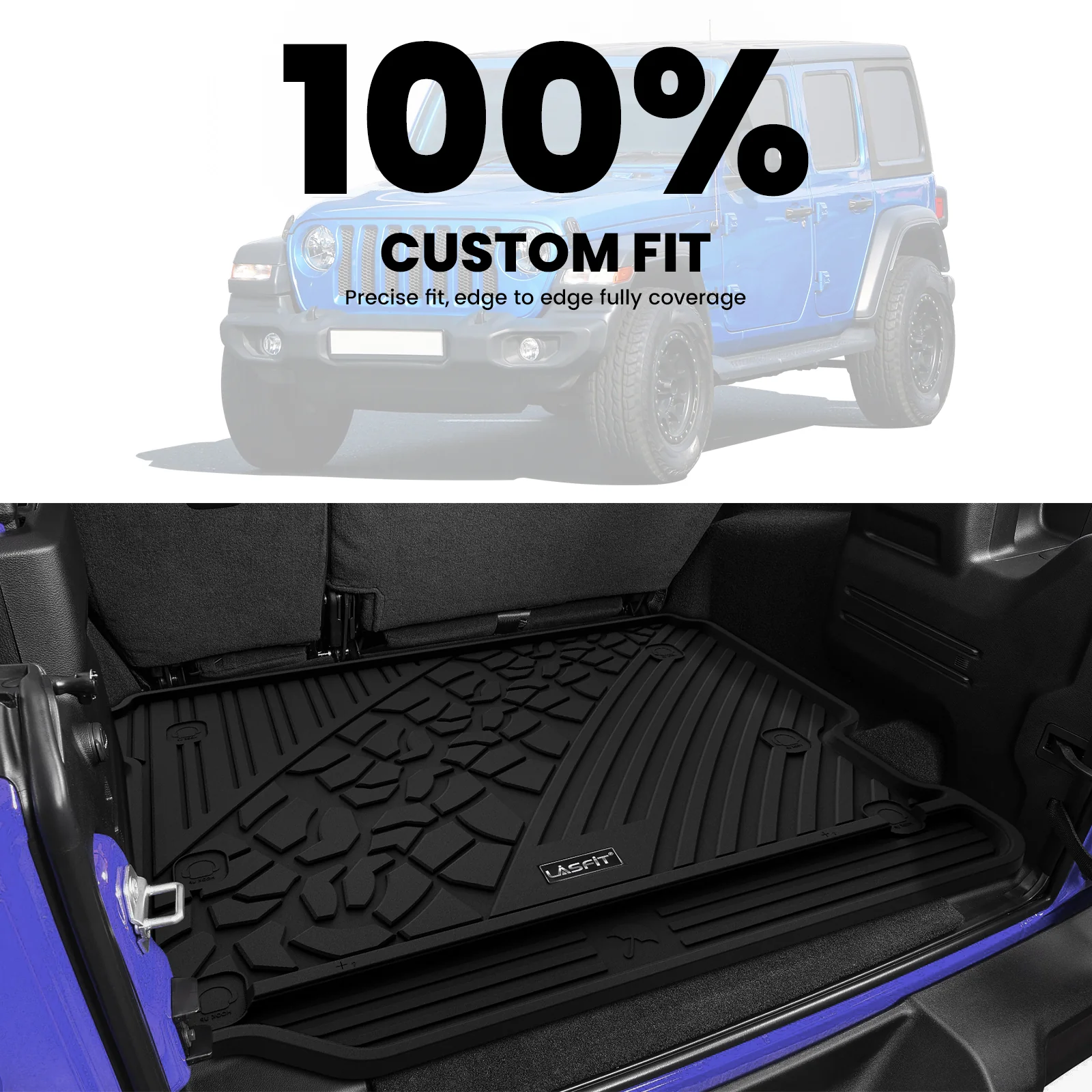 Fit for 2018-2026 Jeep Wrangler JL Floor Mats or Cargo Mat, Fit 4-Door Only(Don't fit 4xe) - Image 21