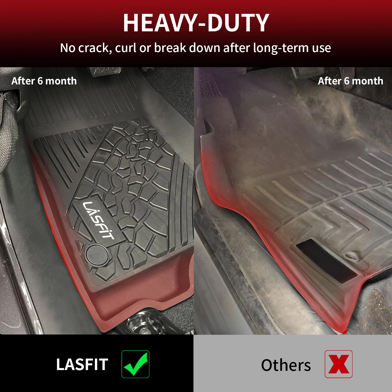Fit for 2018-2026 Jeep Wrangler JL Floor Mats or Cargo Mat, Fit 4-Door Only(Don't fit 4xe) - Image 41