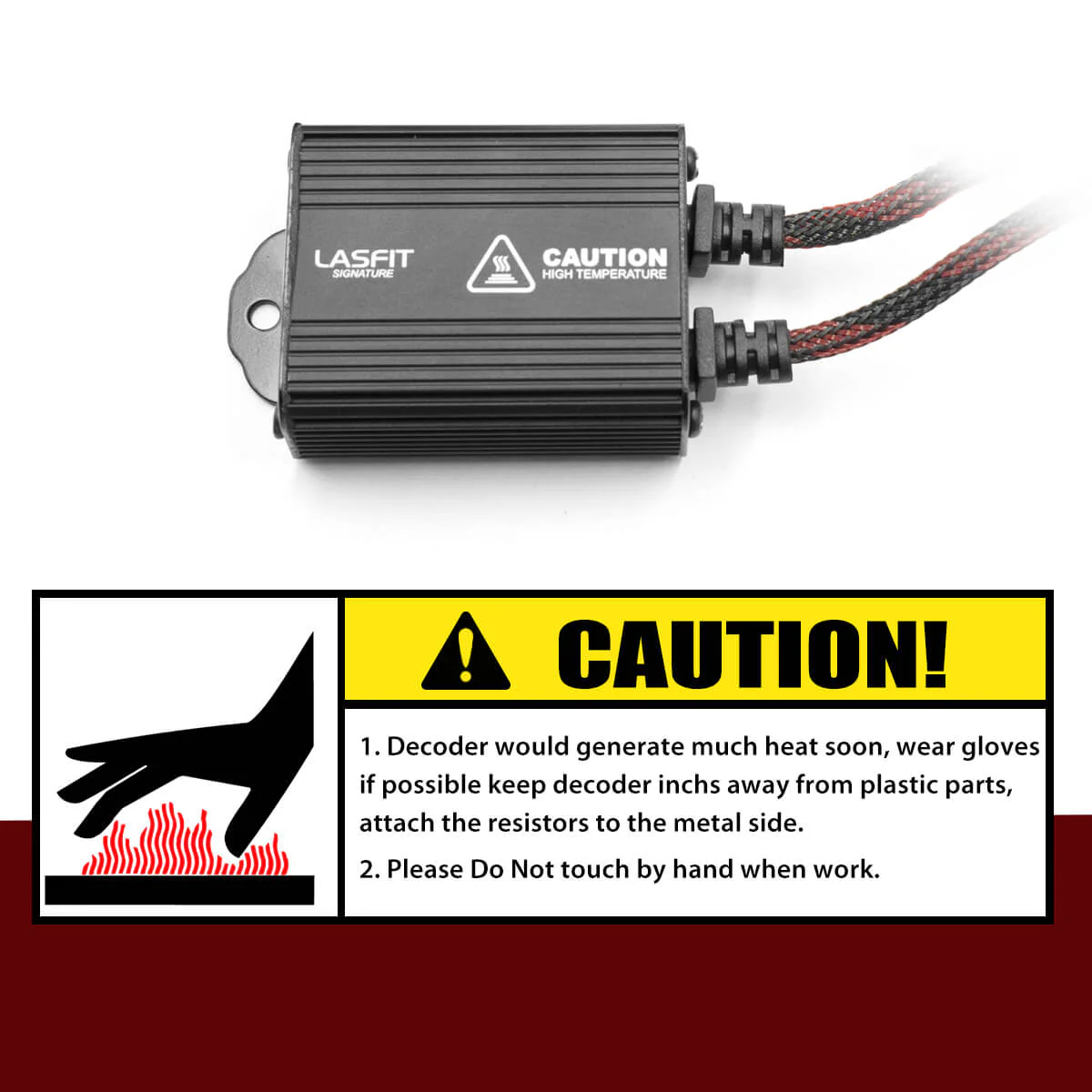 9006 9005 9012 LED Bulb Canbus Adapter Anti-Flicker Warning Canceler - Image 7
