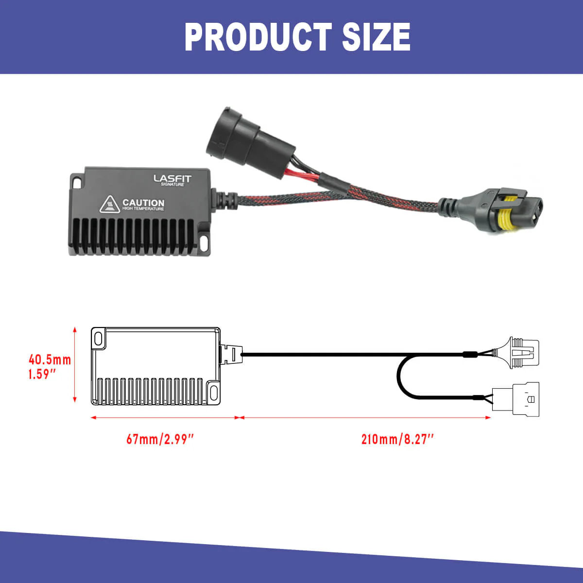 9006 9005 9012 H10 9145 LED Bulb Load Resistor Harness Anti-Flicker Warning Canceler - Image 5