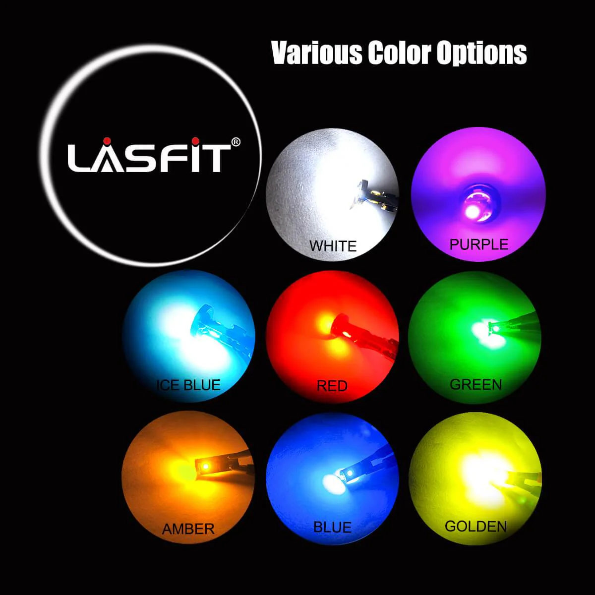 194 168 W5W LED CANBUS Error Free Interior Door Dome Map Trunk Lights | Golden Yellow, 2 Bulbs - Image 9
