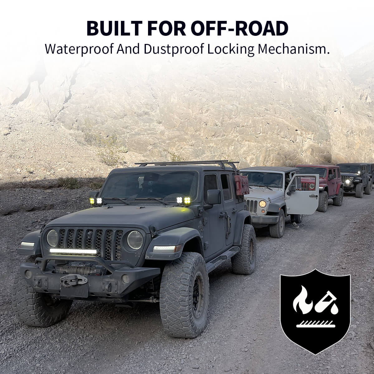 Lasfit Stealth Anti-Theft Automatic Hood Lock System for 18-23 Jeep Wrangler JL/JLU and Gladiator JT(Version 2.0), Don't fit 2024+ Jeep Wrangler/Gladiator - Image 15