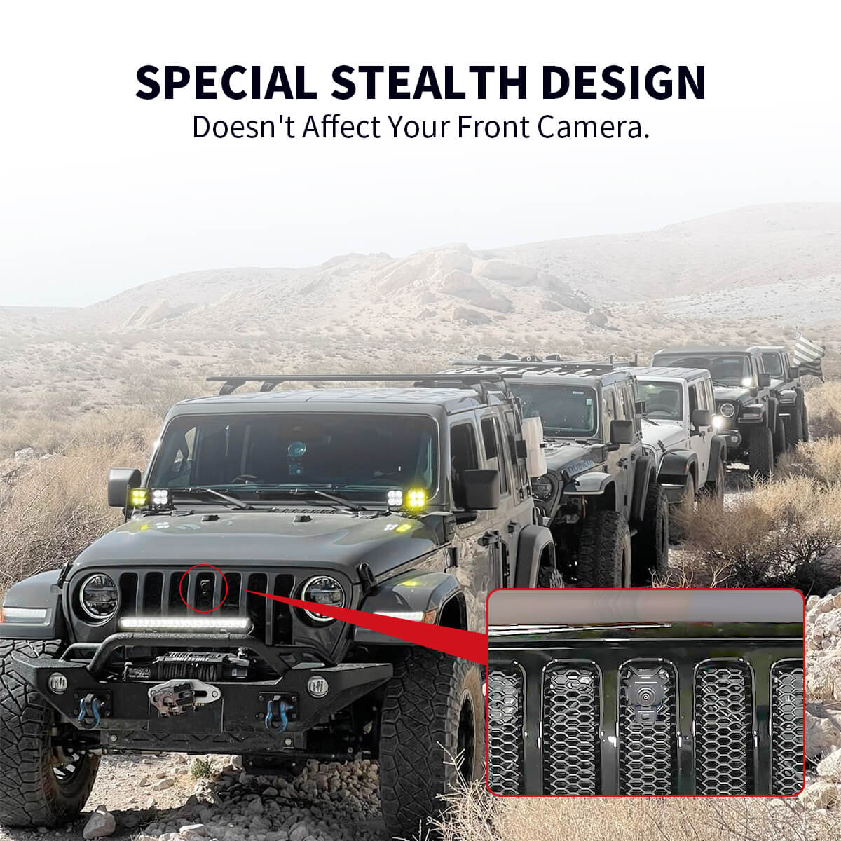 Lasfit Stealth Anti-Theft Automatic Hood Lock System for 18-23 Jeep Wrangler JL/JLU and Gladiator JT(Version 2.0), Don't fit 2024+ Jeep Wrangler/Gladiator - Image 7