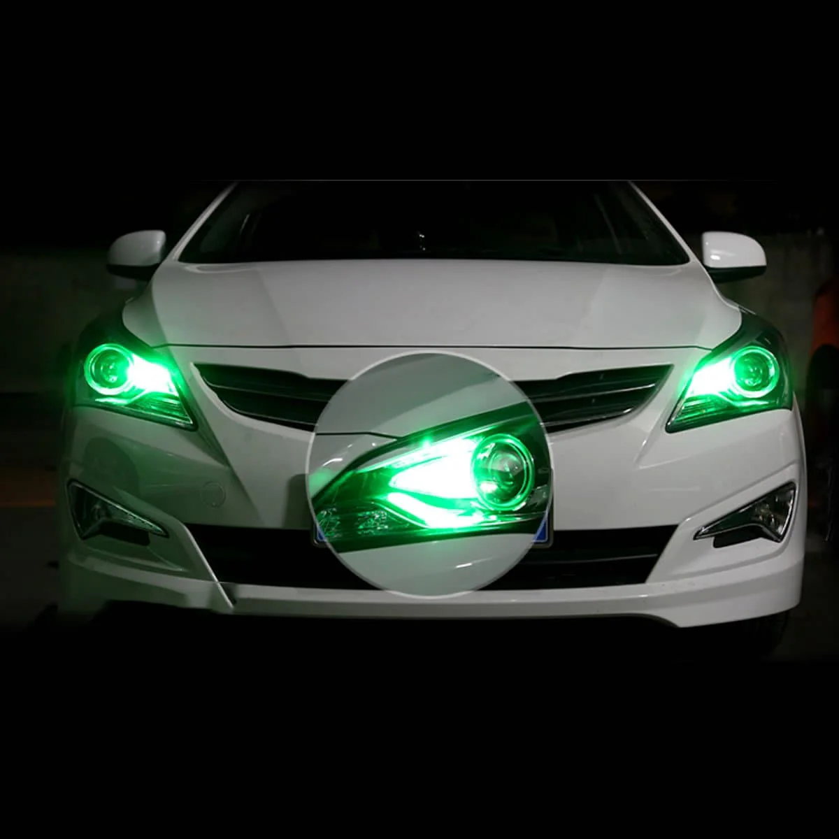2825 194 168 T10 CANBUS Error Free LED Map Dome Trunk Side Marker Lights | Green, 2 Bulbs - Image 8