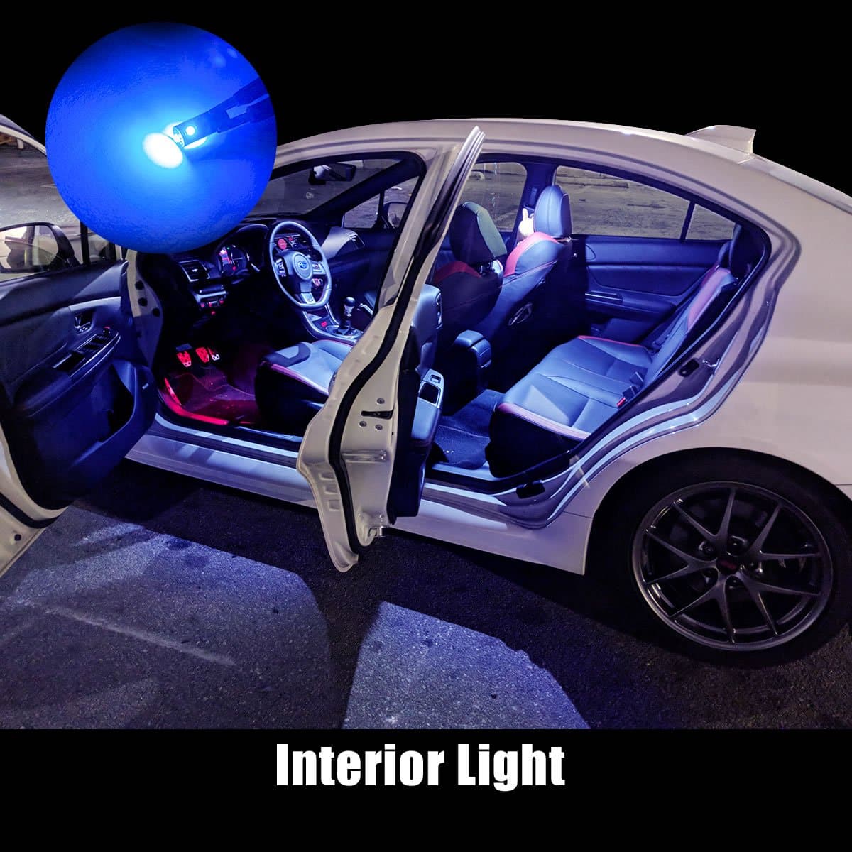 194 168 158 2825 LED Interior Door Map Trunk Step well Lights | Cool Blue, 2 Bulbs - Image 7