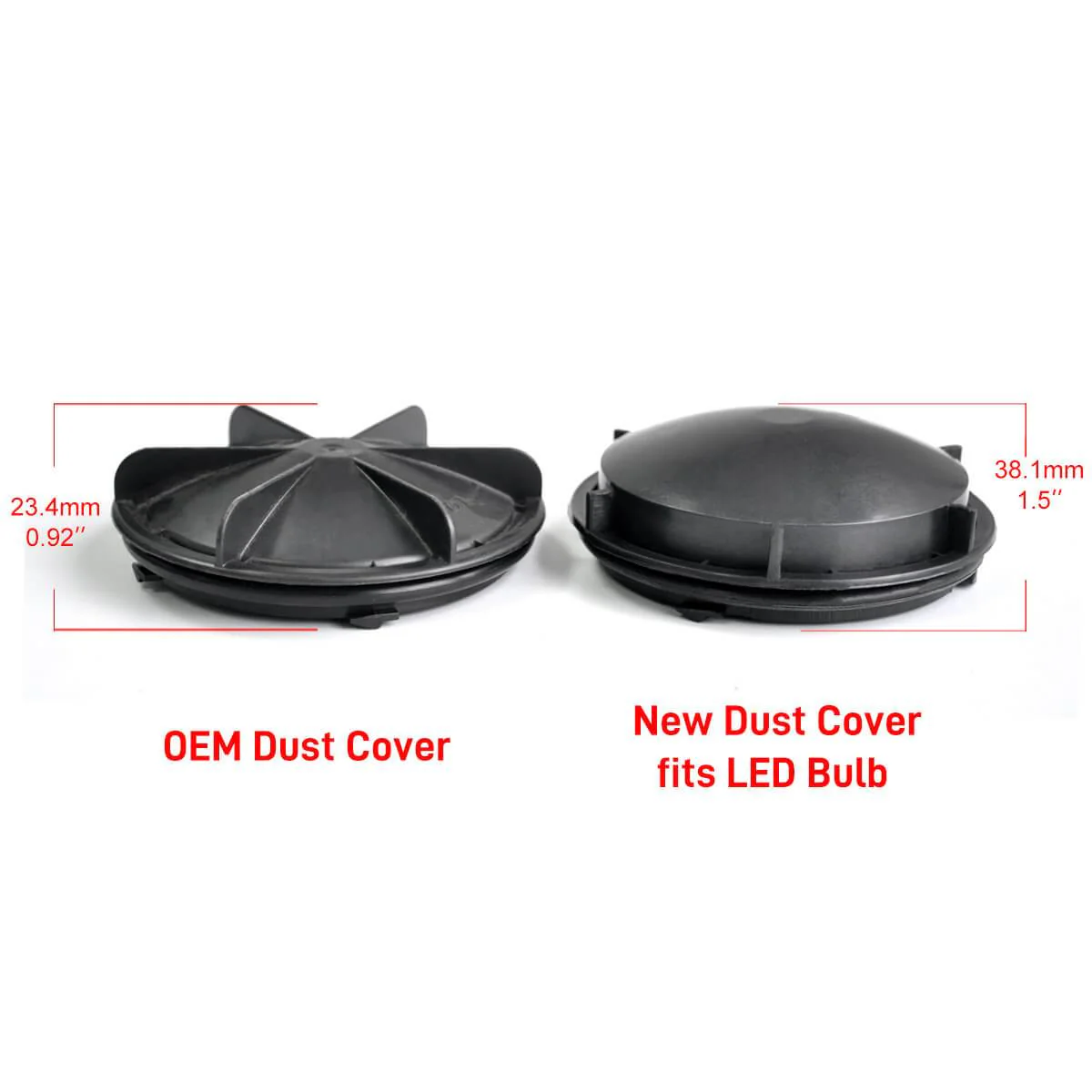 LED Bulb Dust Cover Seal Cap Waterproof OEM Design Fit for Volkswagen Tiguan - Image 3