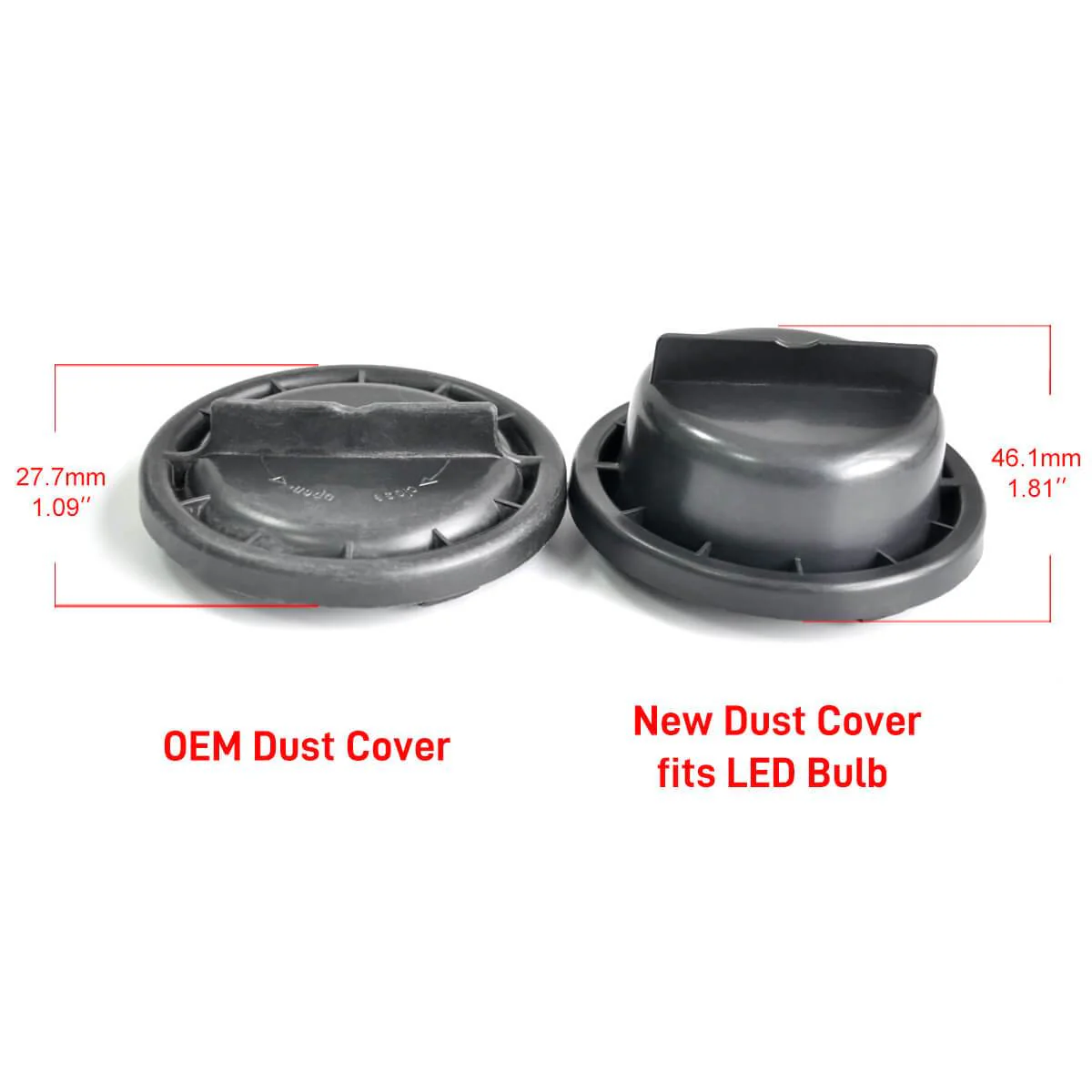 LED Bulb Dustproof Cover Waterproof Seal Cap Fit for Jeep Compass Bright Regular Light - Image 4