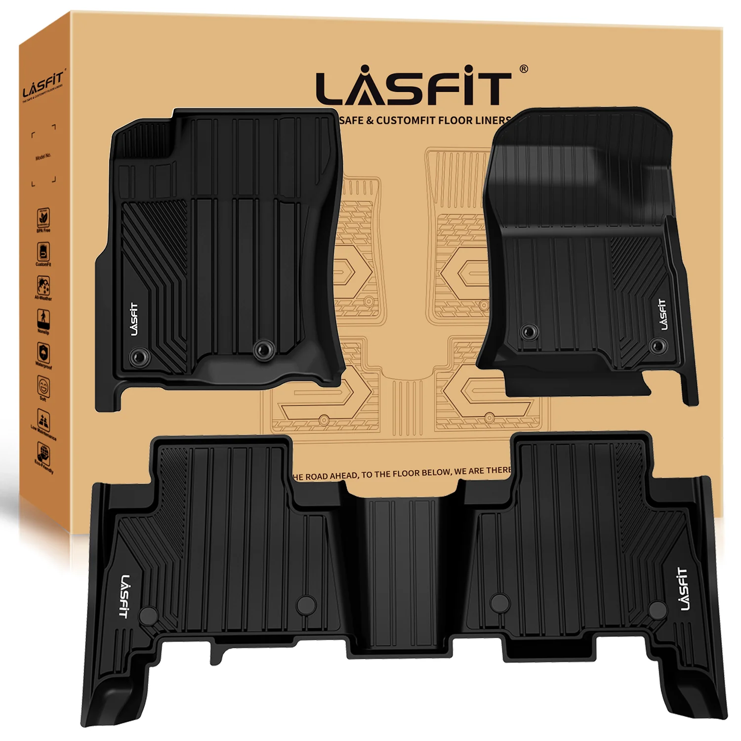 Fit for 2014-2023 Lexus GX460 Custom Floor Mats - Image 11