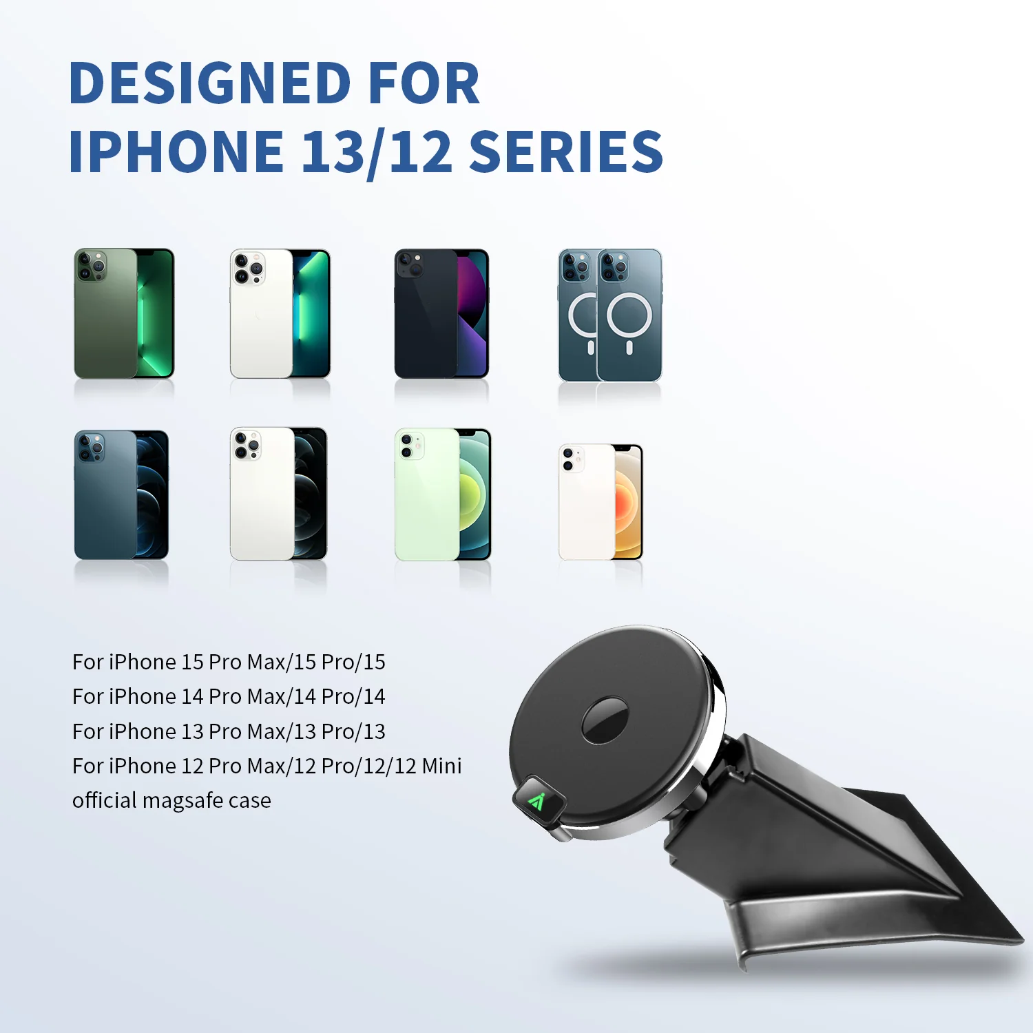 Magnetic Wireless Car Charger, Specific Phone Mount for Ford Explorer 2020-2022, 15W max Fast Charging for iPhone 14 13 12 Series Compatible with MagSafe Case - Image 7