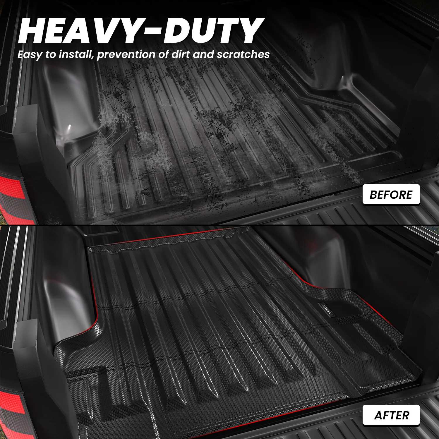 Fit for 2022-2026 Nissan Frontier Heavy Duty Truck Bed Mat or Tailgate Mat - Image 5
