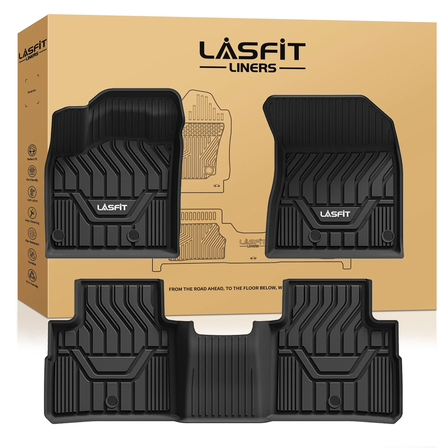 Fit for 2021-2026 Nissan Rogue TPE Material Floor Mats or Cargo Mat, Not for Sport or 2026 Rogue PHEV - Image 27