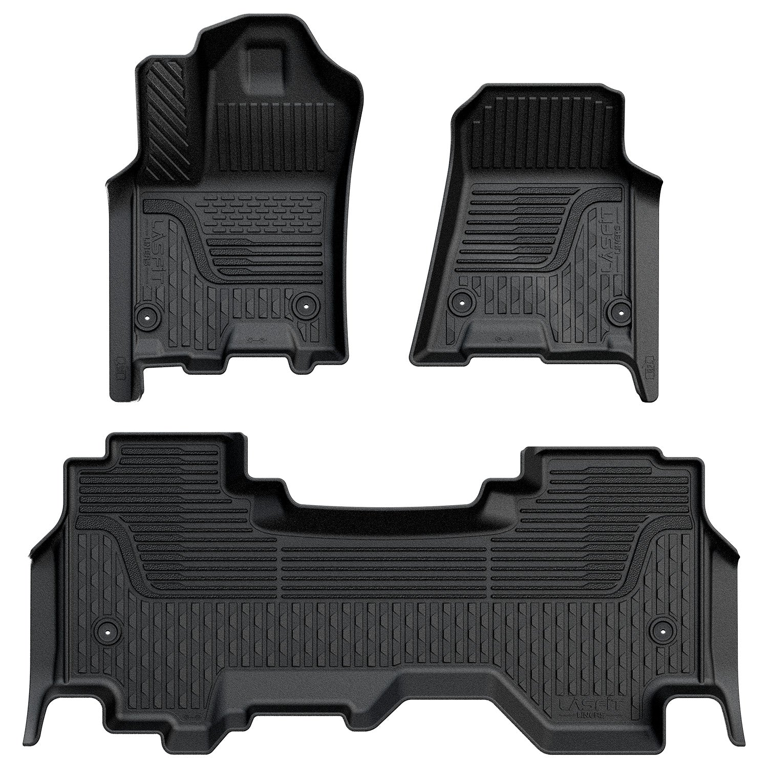Fit for 2025-2026 Ram 1500 All-weather Floor Mats With Bucket Seating Only - Image 19