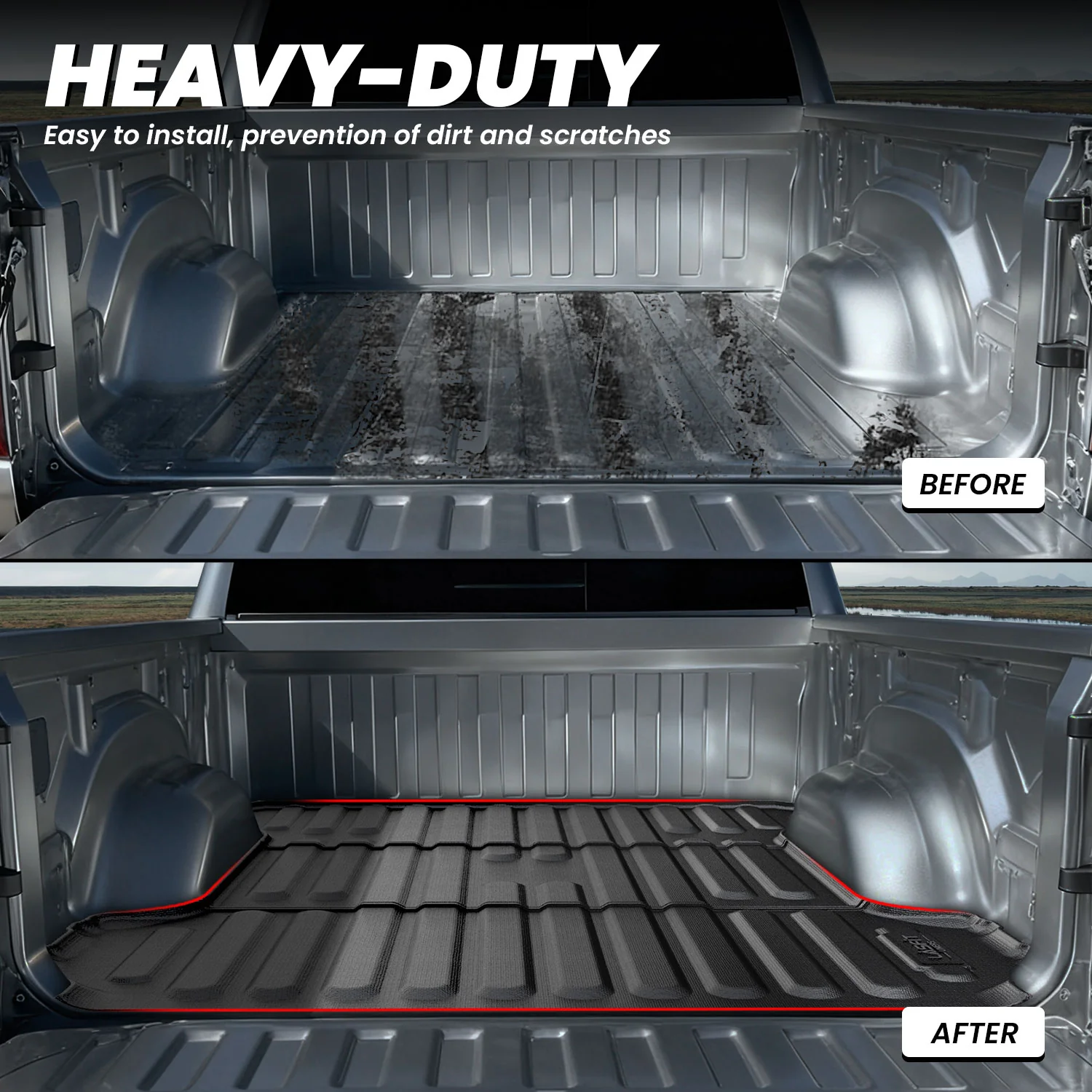 Fit for 2019-2026 Ram 1500 Truck Bed Mat, Not Fit Drop-in liners - Image 14