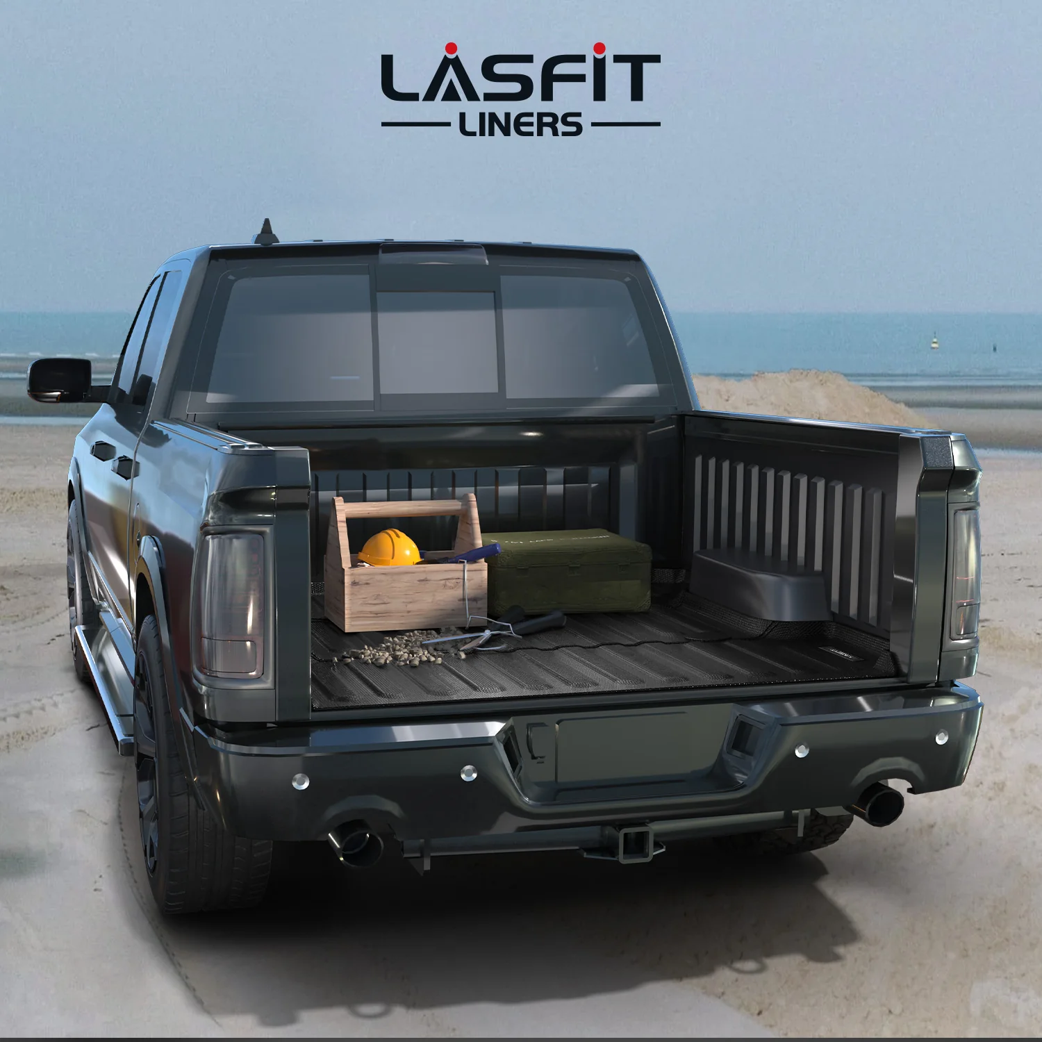 Fit for 2019-2024 Ram 1500 Classic Heavy Duty Truck Bed Mat or Tailgate Mat - Image 8