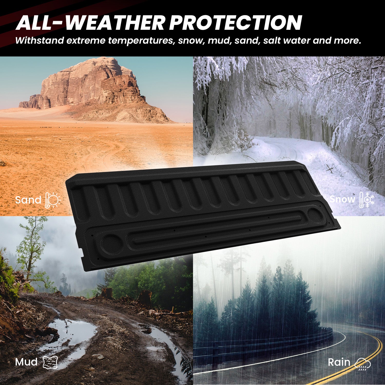 Fit for 2006-2026 Ram 2500 3500 Heavy Duty Bed Mat or Tailgate Mat, Don't fit with Optional Rambox & Drop-in liners - Image 26