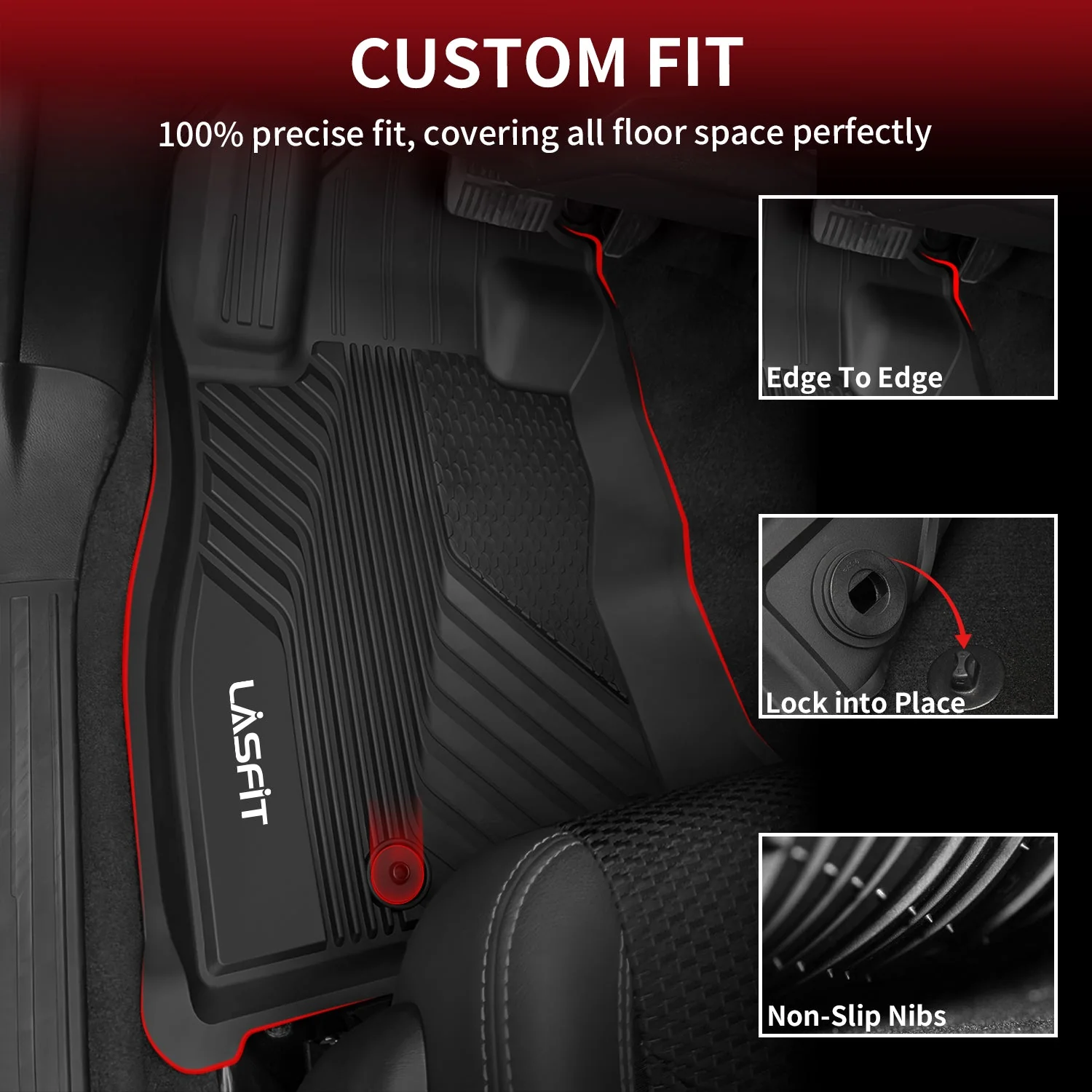 Fit for 2024-2026 Subaru Impreza Custom TPE All Weather Floor Mats or Cargo Mat - Image 2