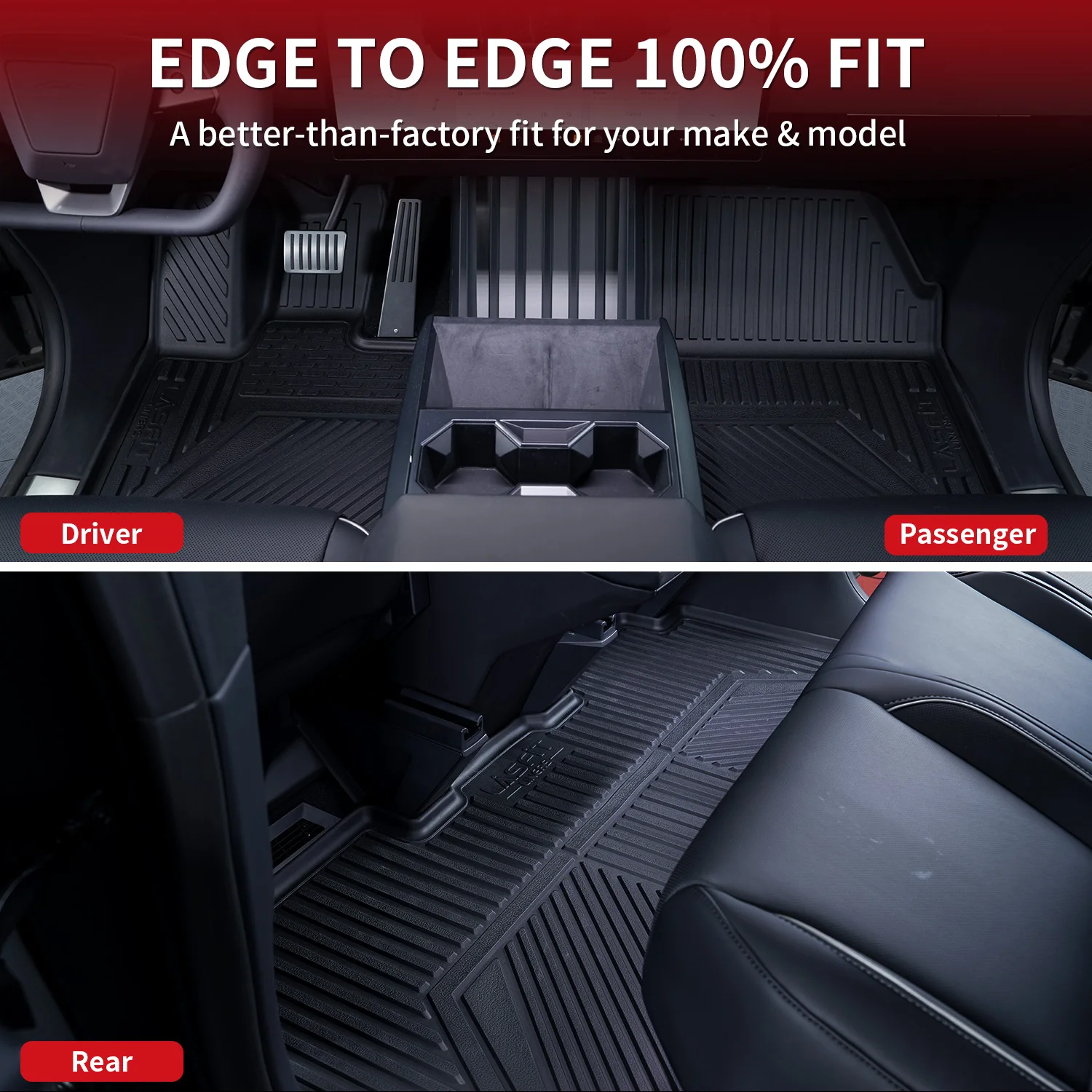 Fit for 2023-2026 Tesla Cybertruck Custom Floor Liners - Image 12