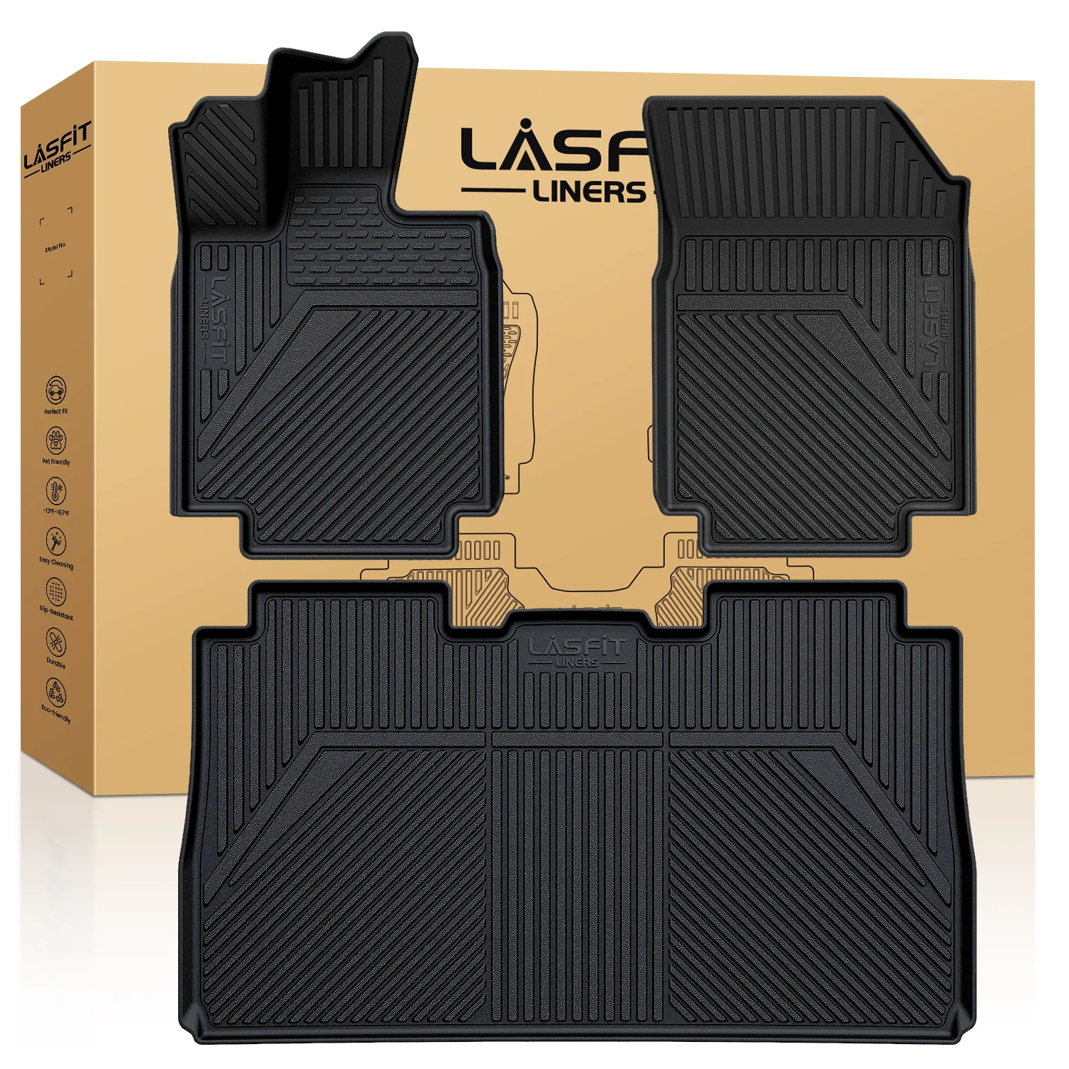 Fit for 2023-2026 Tesla Cybertruck Custom Floor Liners - Image 17