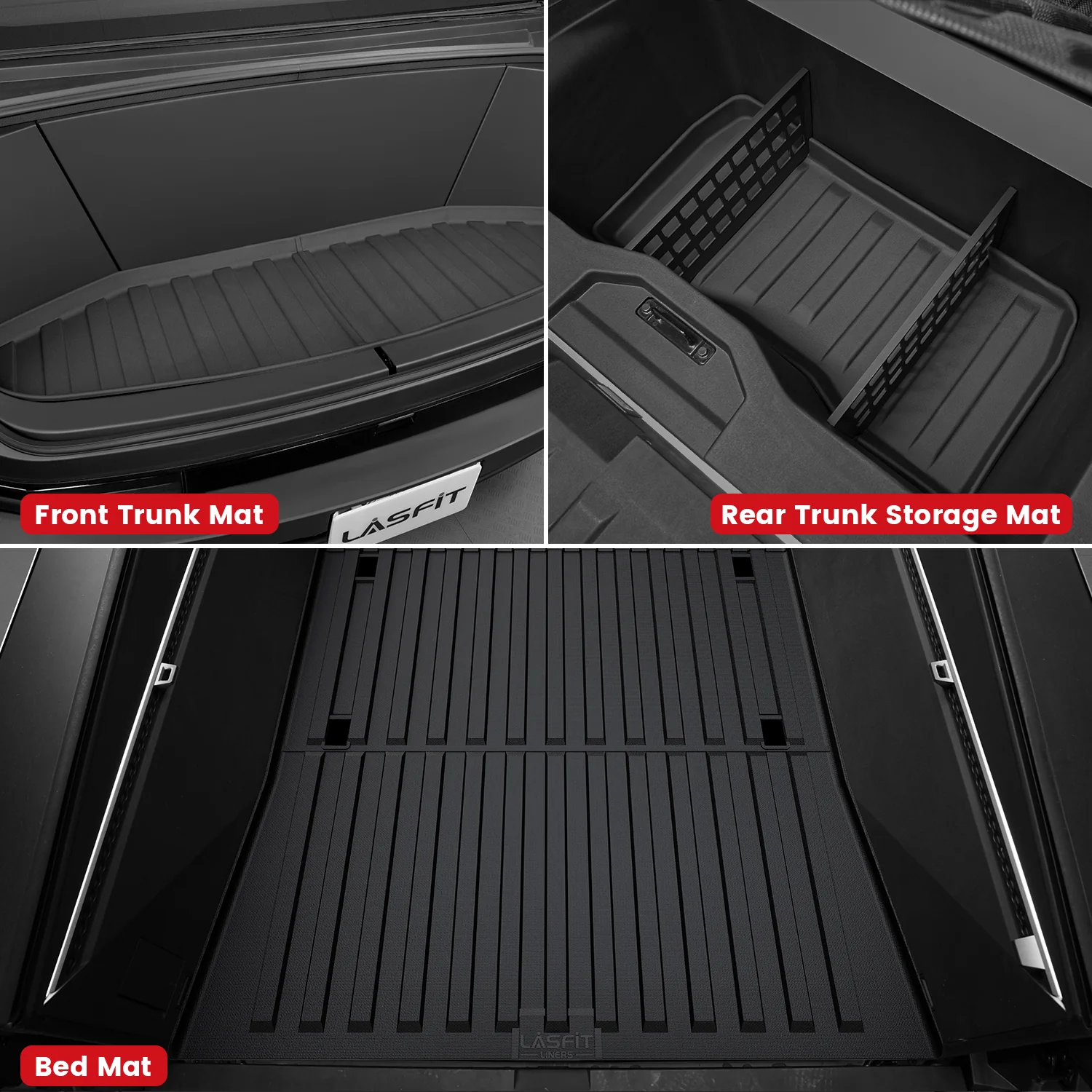 Fit for 2023-2026 Tesla Cybertruck Custom Floor Liners - Image 29