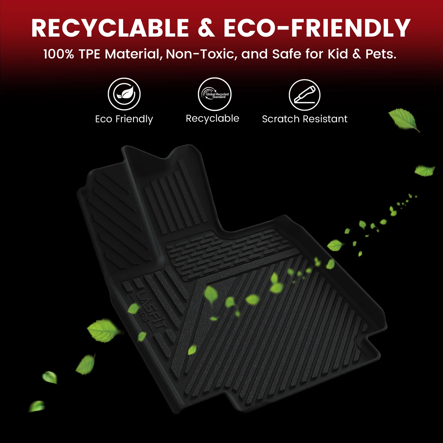 Fit for 2023-2026 Tesla Cybertruck Custom Floor Liners - Image 7