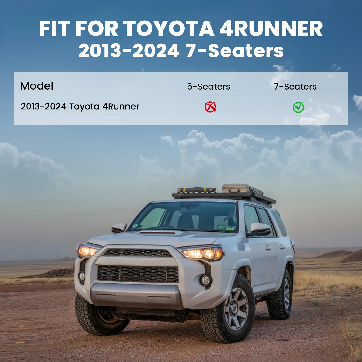 Fit for 2013-2024 Toyota 4Runner Floor Mats or Seatback & Cargo Mats - Image 31