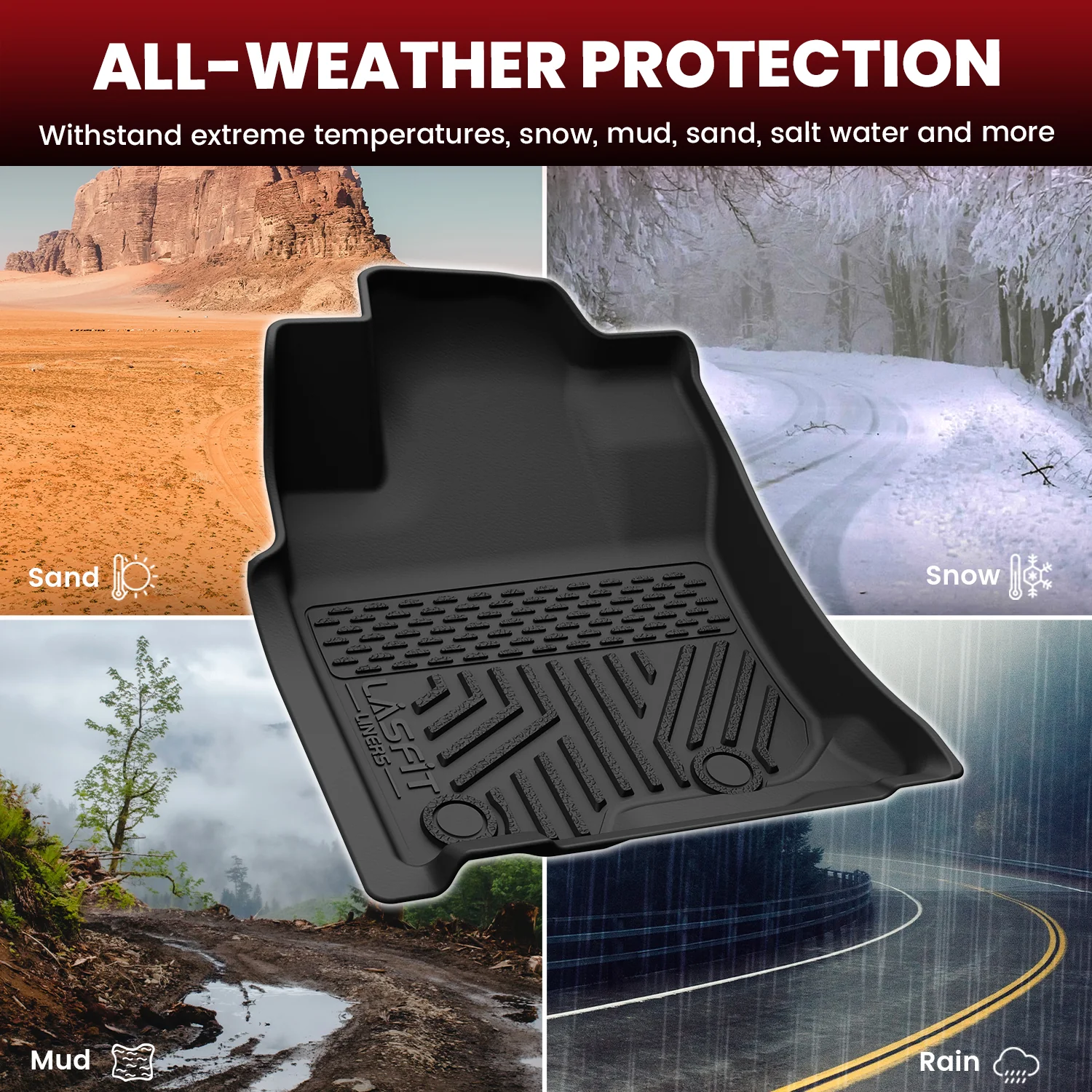 Fit for 2013-2024 Toyota 4Runner Floor Mats or Seatback & Cargo Mats - Image 32