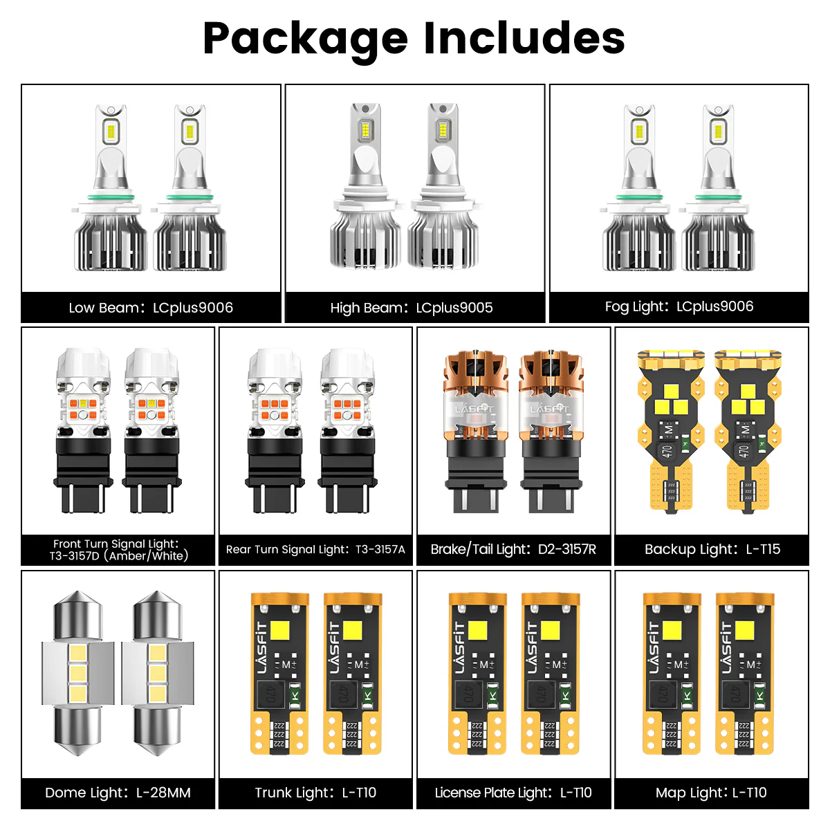 Fit for 2001-2008 Toyota Corolla LED Bulbs Upgrade - Image 3